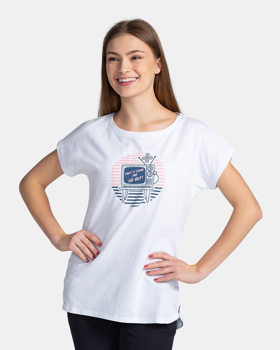 Women's T-shirt KILPI NELLIM-W White