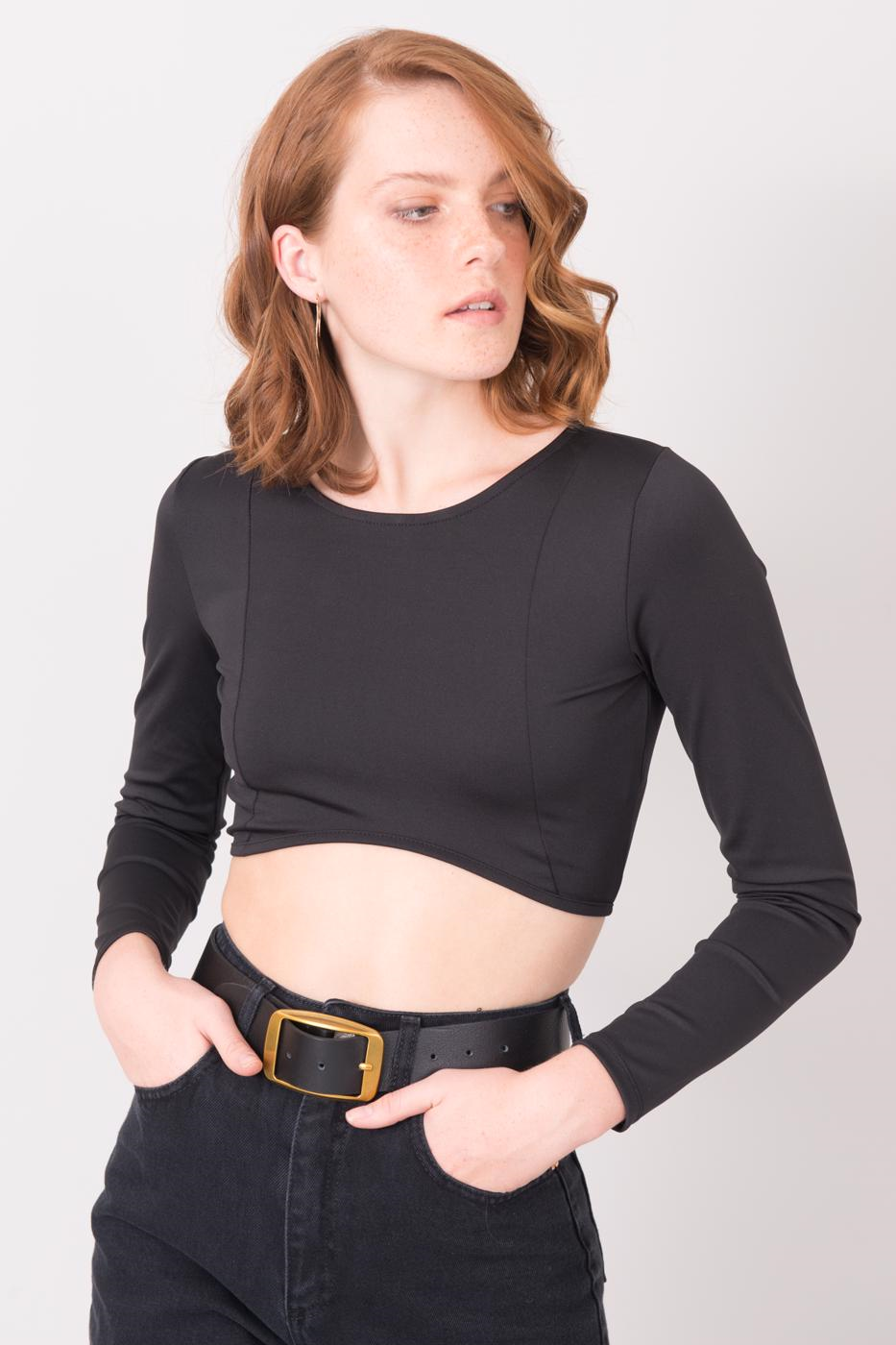 BSL negru scurt de top