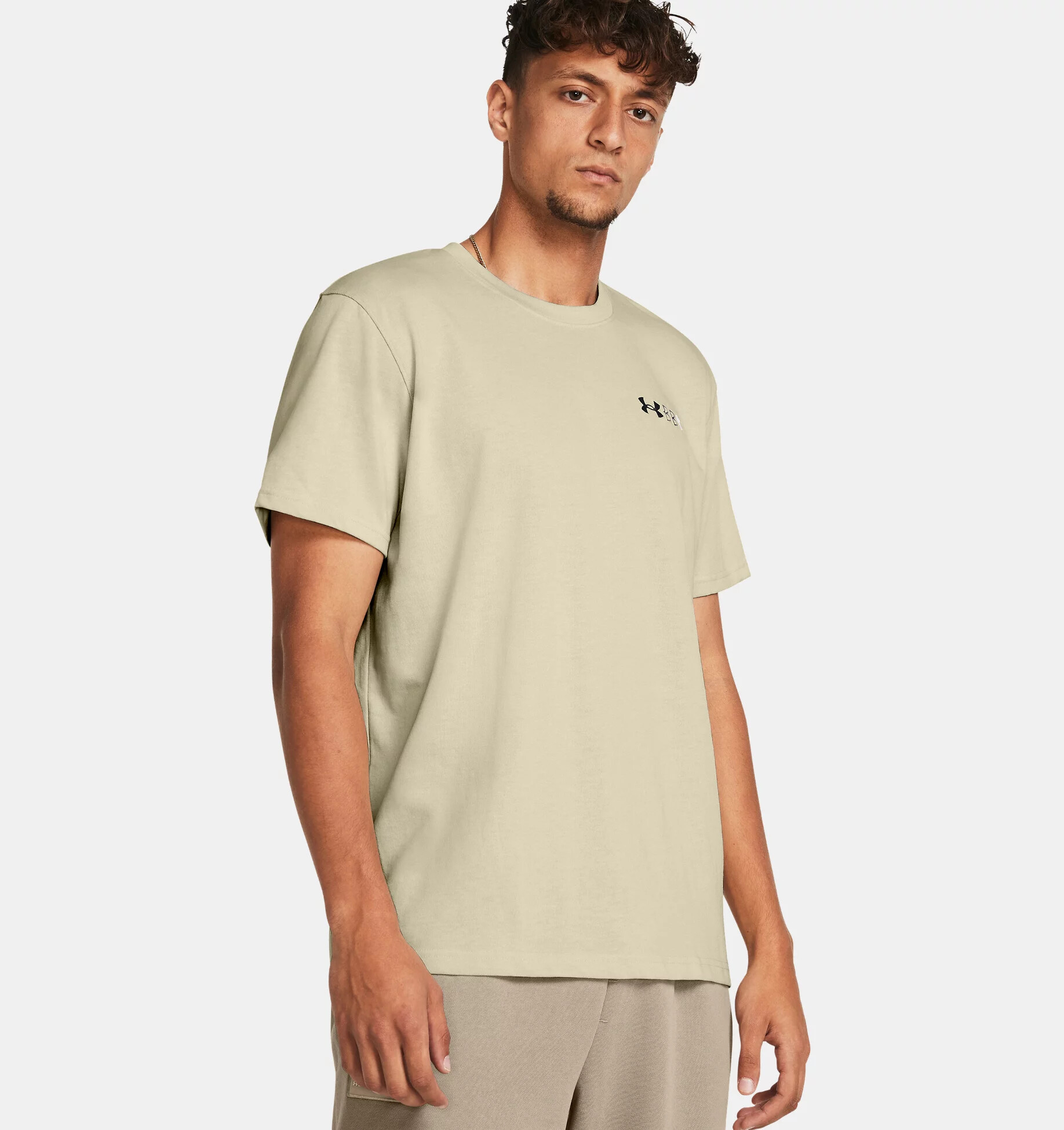 Men's T-shirt Under Armour HW LC Logo Repeat SS