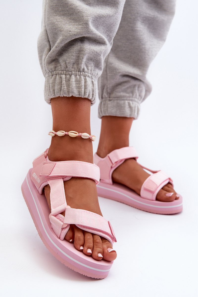 Women's Platform Sandals Big Star Pink
