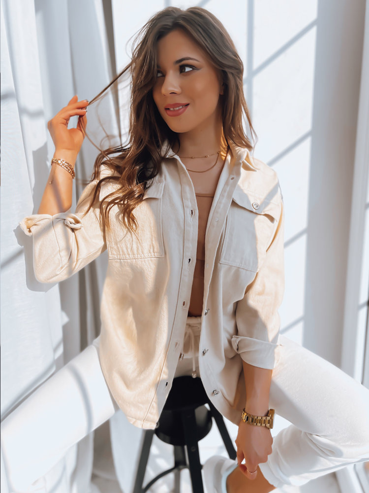Women's jacket COSMO light beige Dstreet