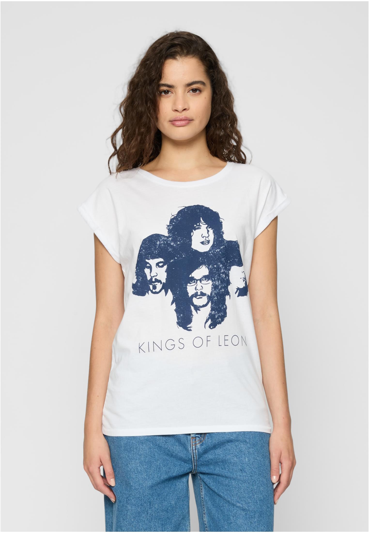 Women's T-shirt Kings Of Leon Silhouette White