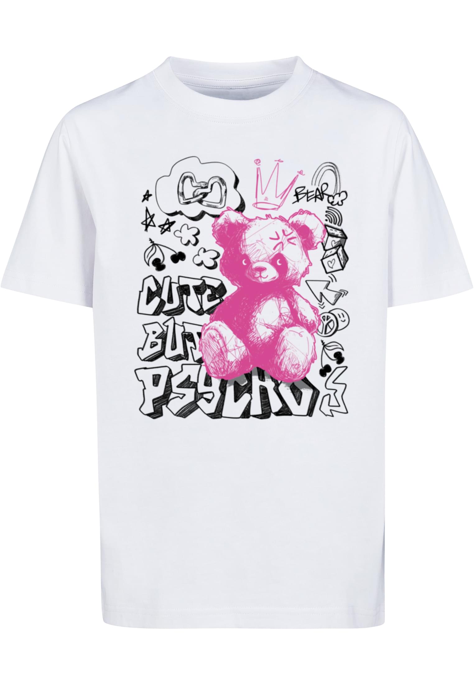 Children's T-shirt Cute But Psycho white