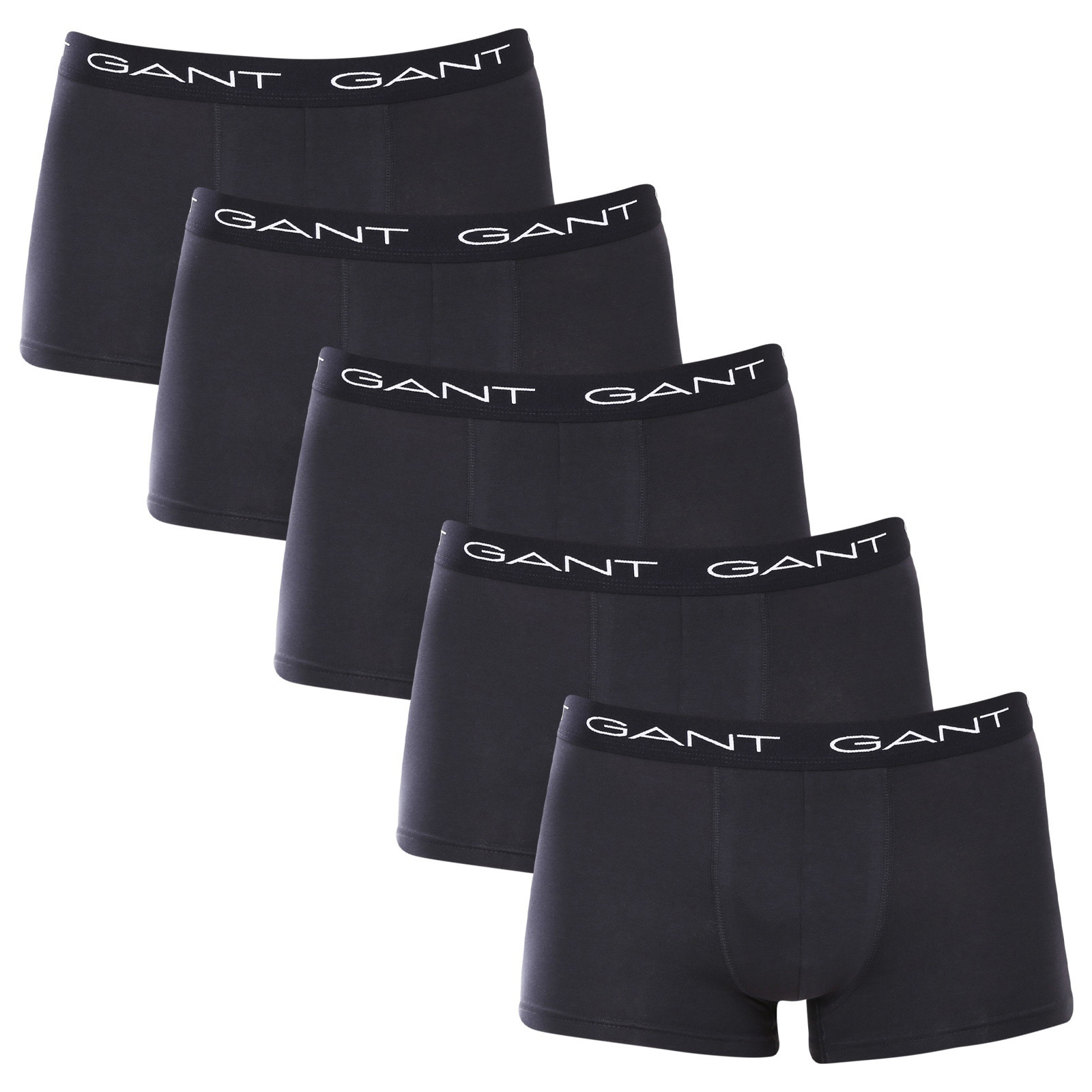 5PACK Men's Boxers Gant Black