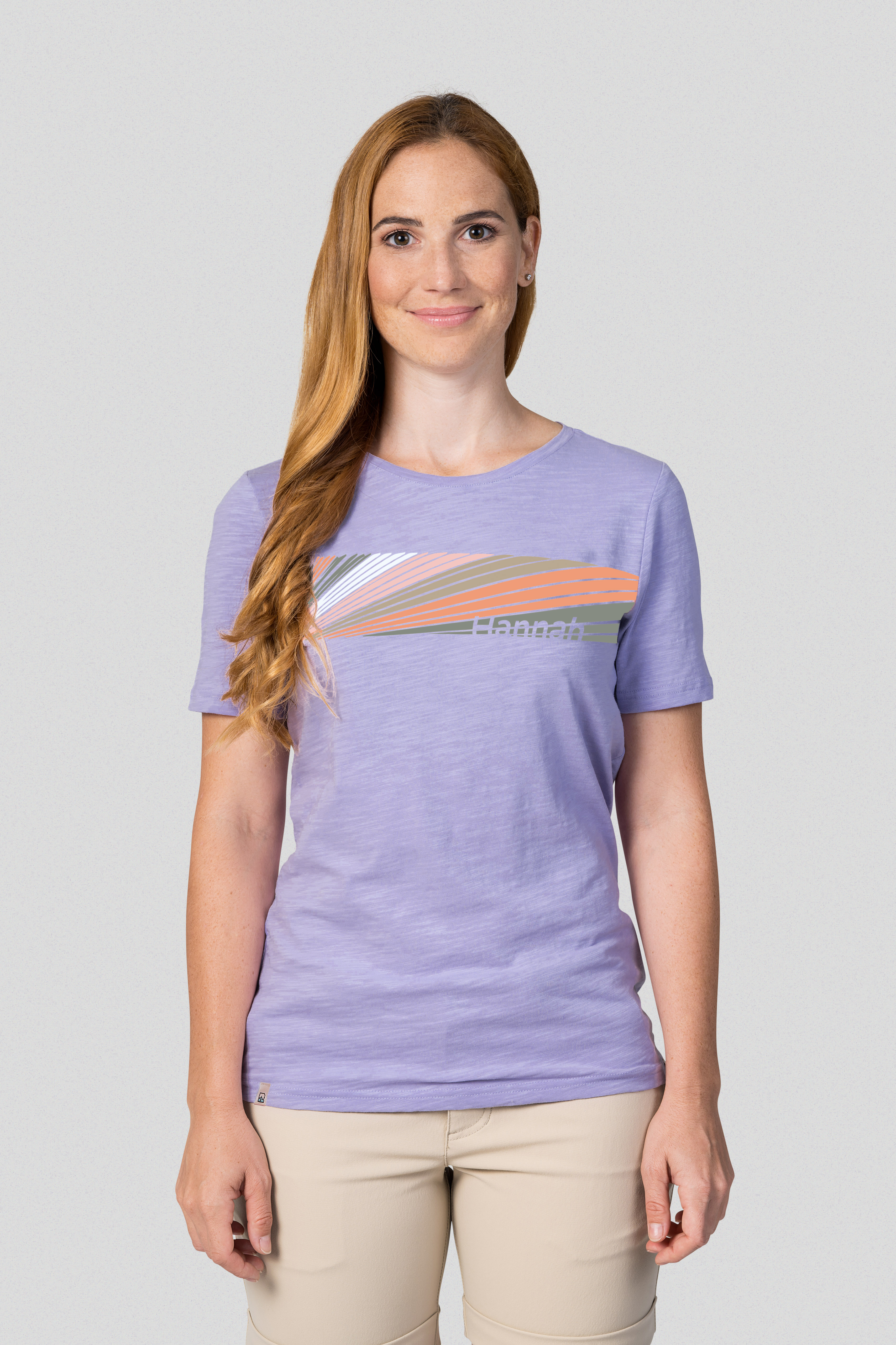 Levně Dámské triko Hannah KATANA lavender