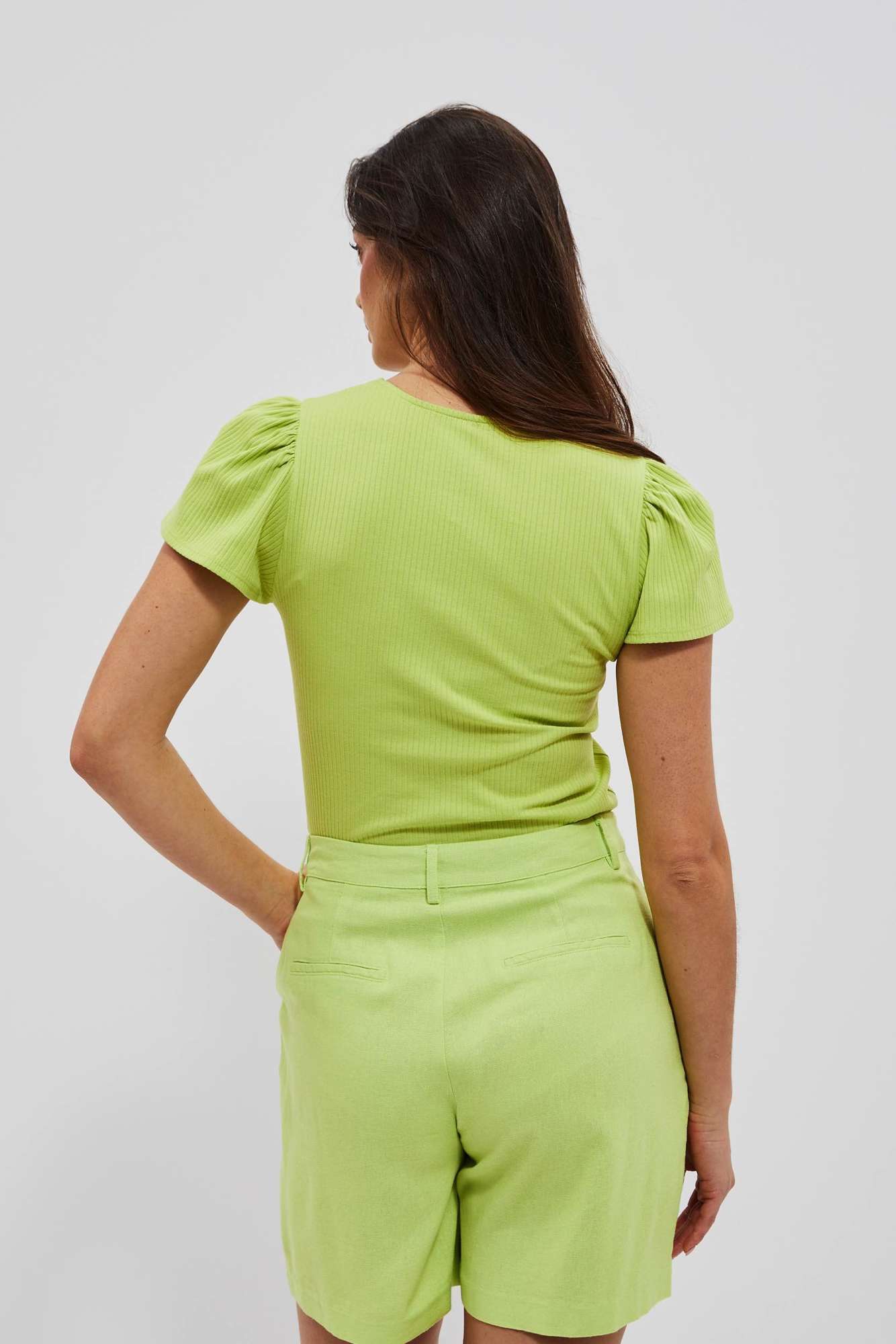 WOMEN'S T-SHIRT L-TS-4074 L.Green