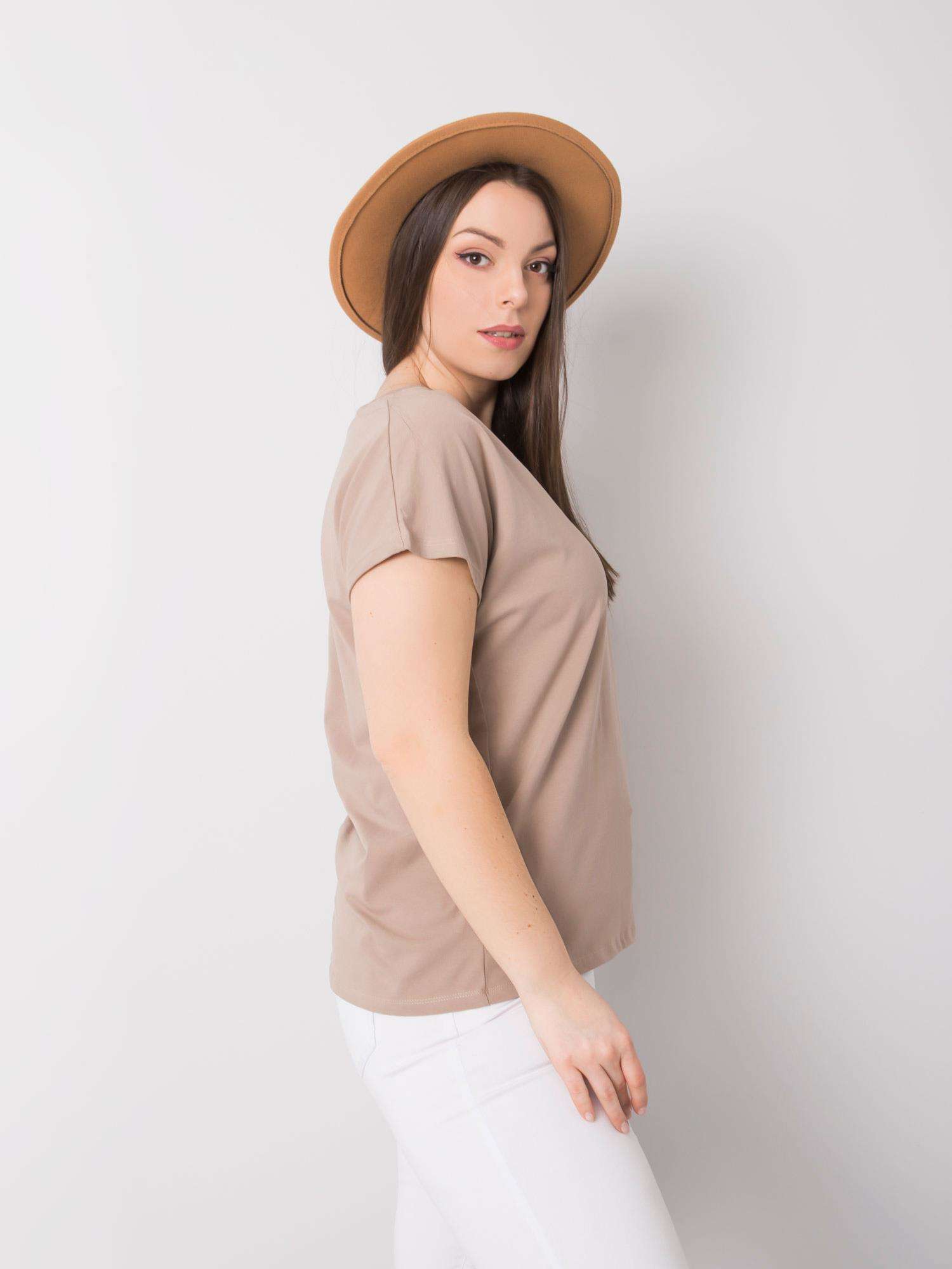 ToBeInStyle Women's Long Sleeve V-Neck Tee - Soft Pastel Colors, Rayon & Spandex, Slim Fit Casual Top