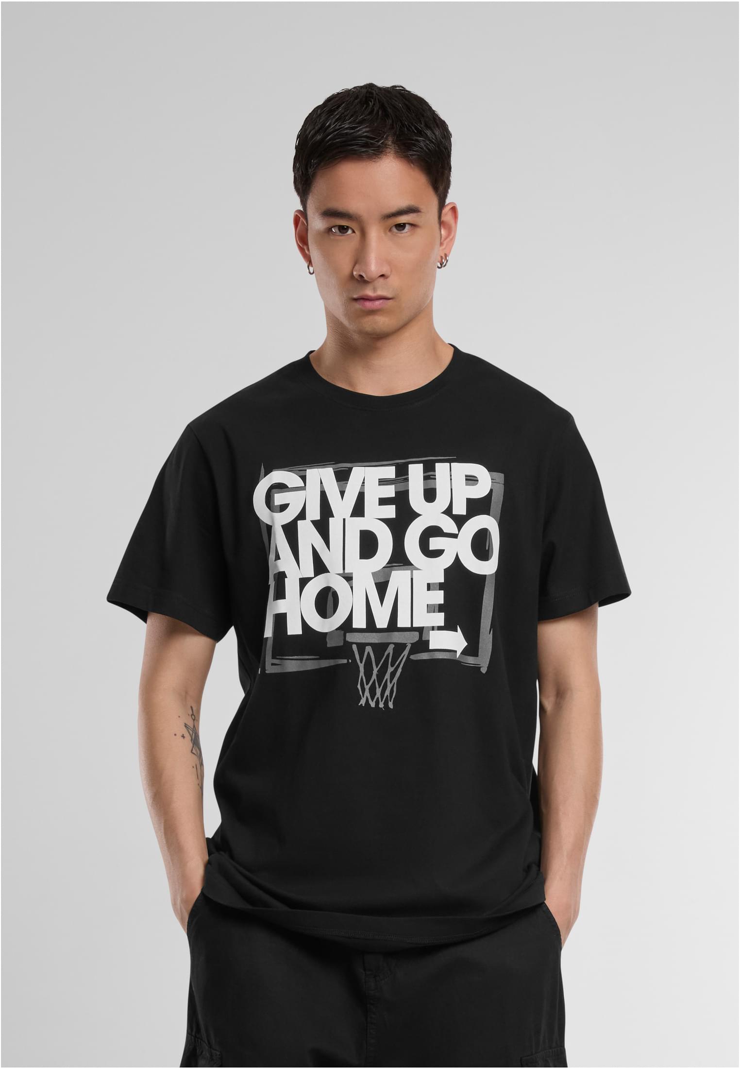 Black T-Shirt Give Up And Go Home