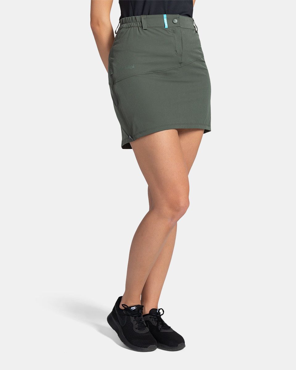 Levně Dámská outdoorová sukně Kilpi ANA-W Tmavě zelená