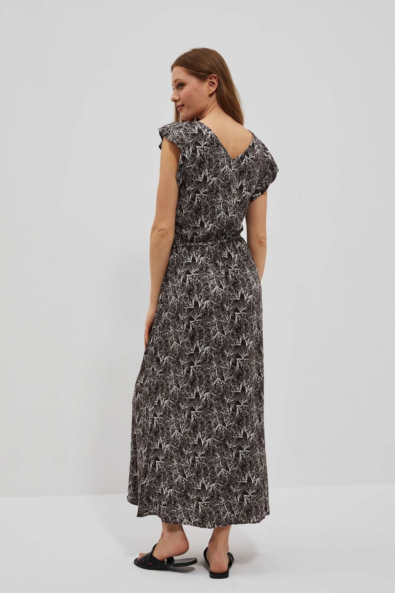 Marisse Women's Dress L-Su-4036 D.Oak