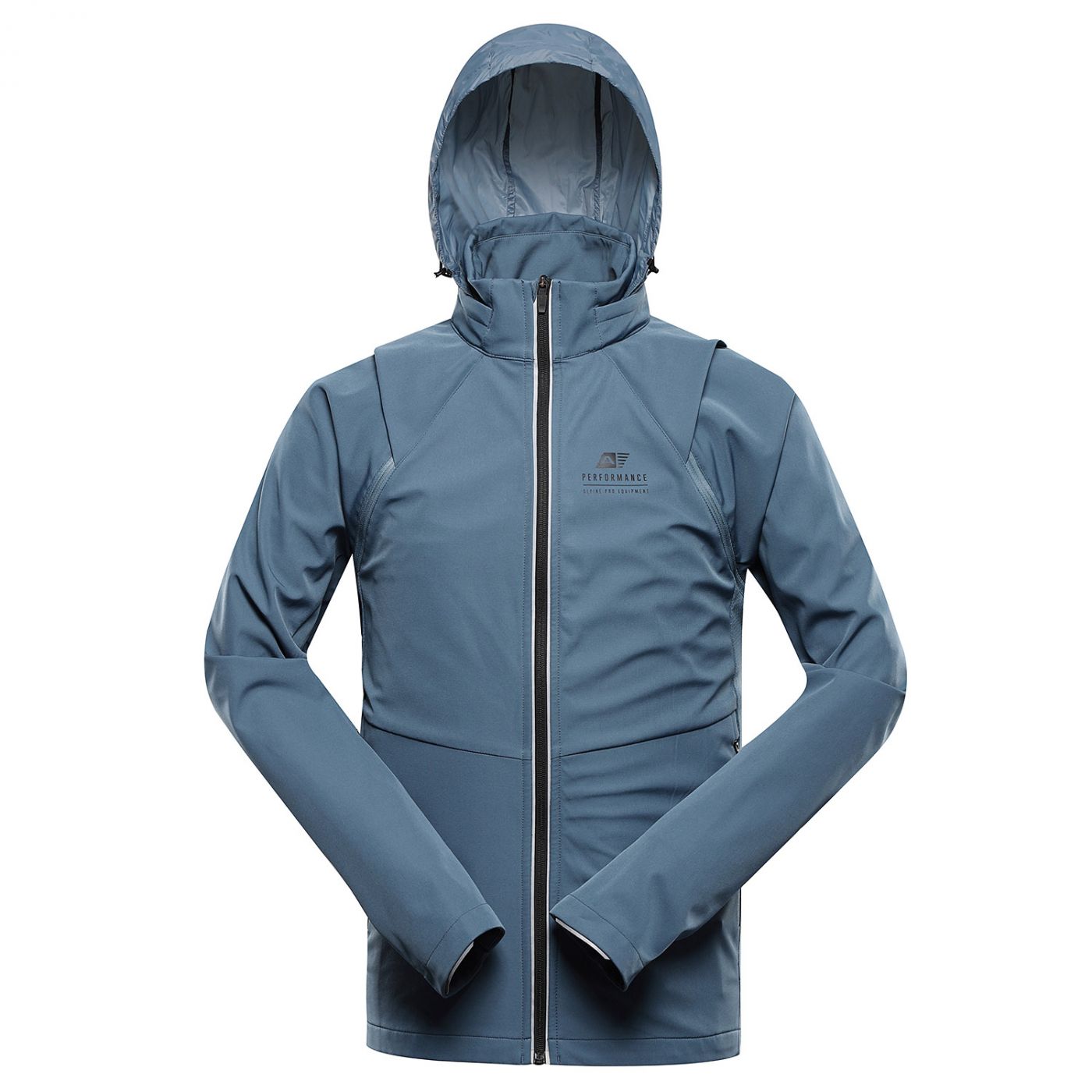 Men's Softshell Jacket-vest With 2-in-1 Membrane ALPINE PRO SPERT Blue Mirage