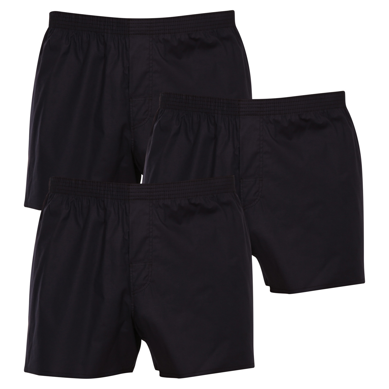 3PACK Men's Shorts Nedeto Dark Blue