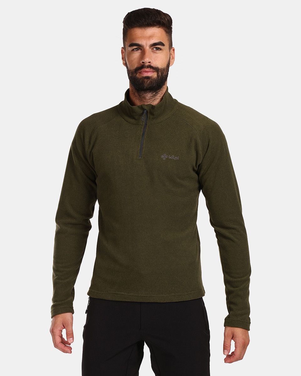 Men's fleece sweatshirt Kilpi ALMERI-M Green