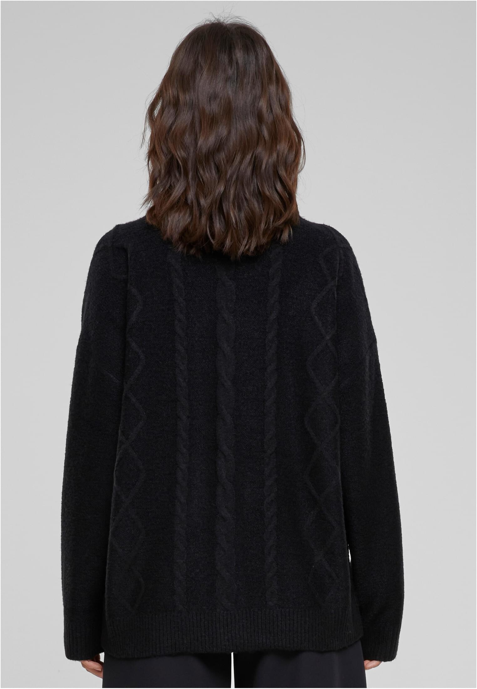 Women&#039;s knitted cardigan black