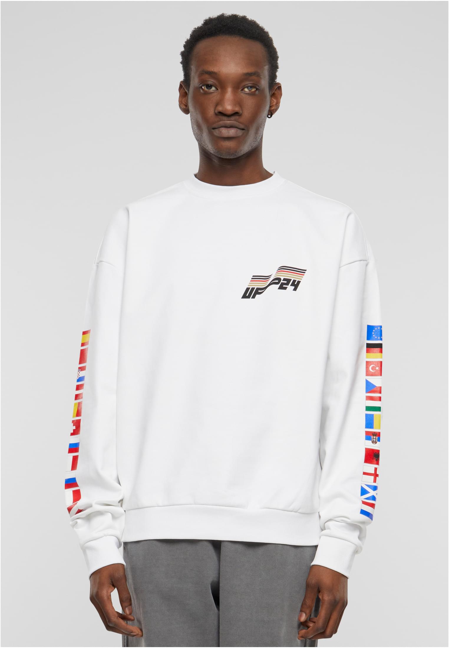 Men's Ultra Heavy Cotton White Sweatshirt