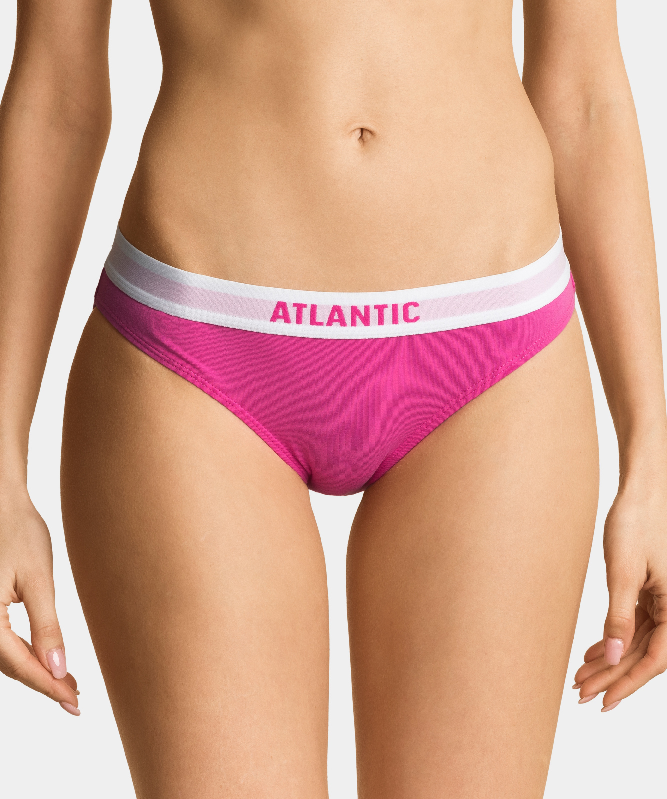 Women's Bikini Panties ATLANTIC 3Pack - navy blue, pink, orange