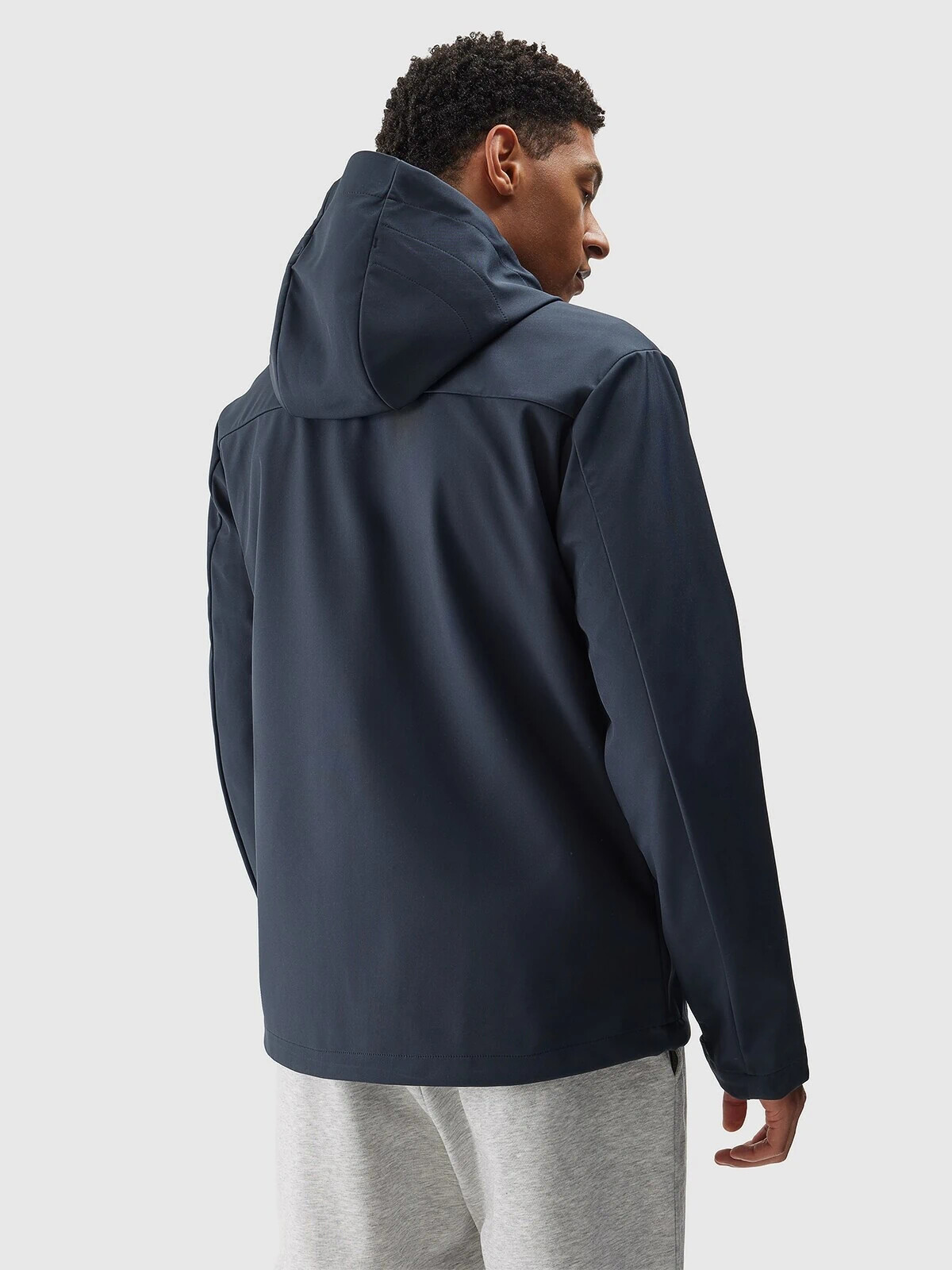 Men&#039;s windproof softshell jacket 8000 4F membrane - grey