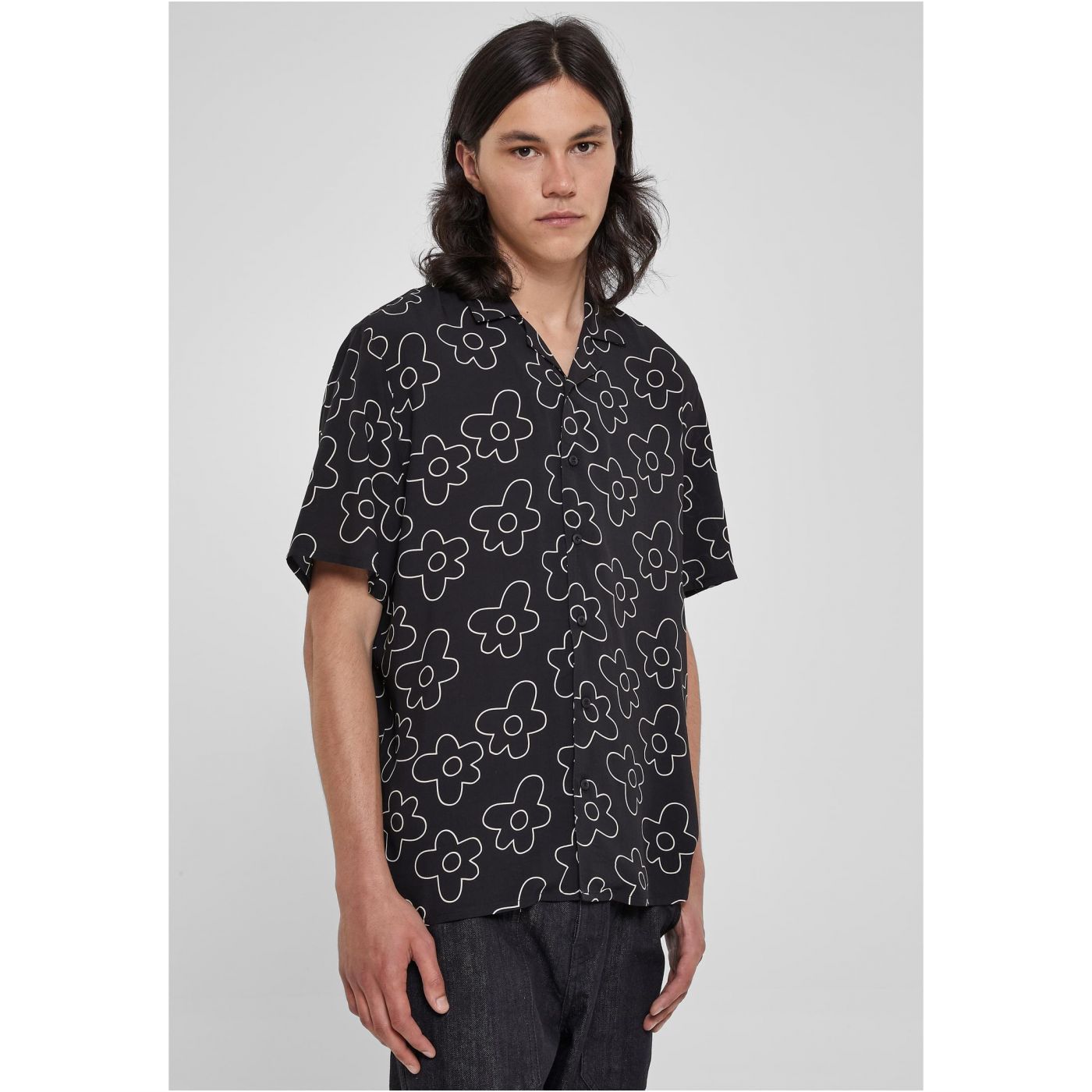 Viscose Shirt AOP Resort Blackflower