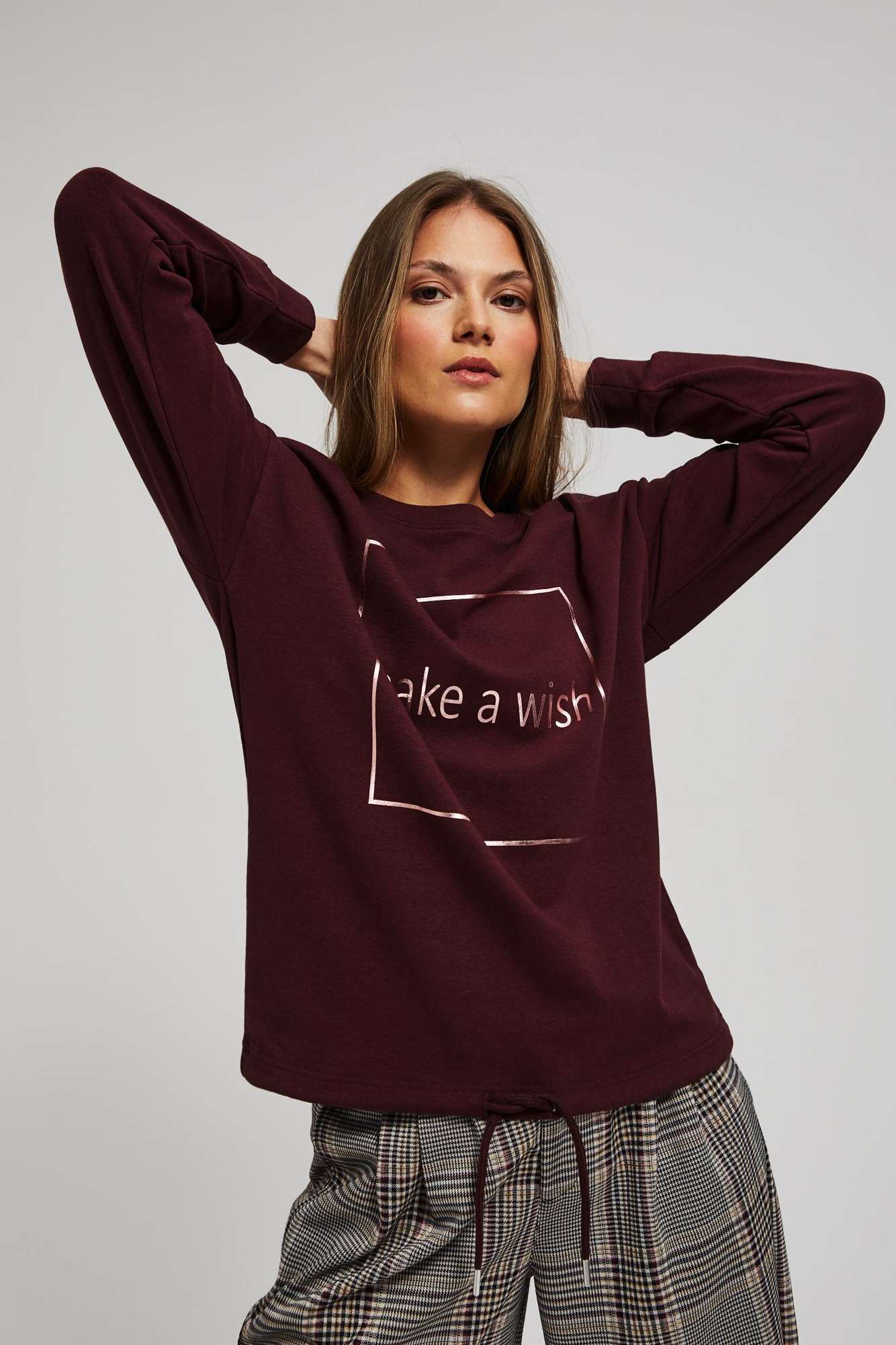 Simple sweatshirt with print