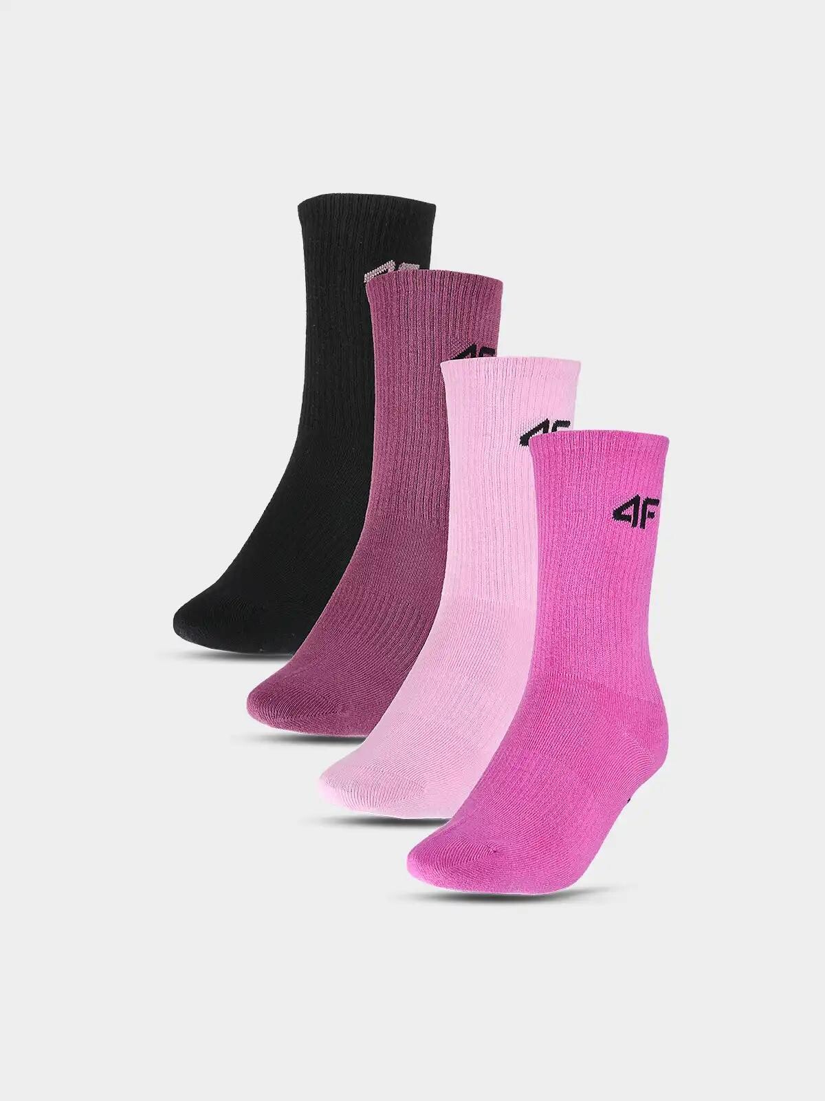 Girls' Socks 4F F393 (4pack)