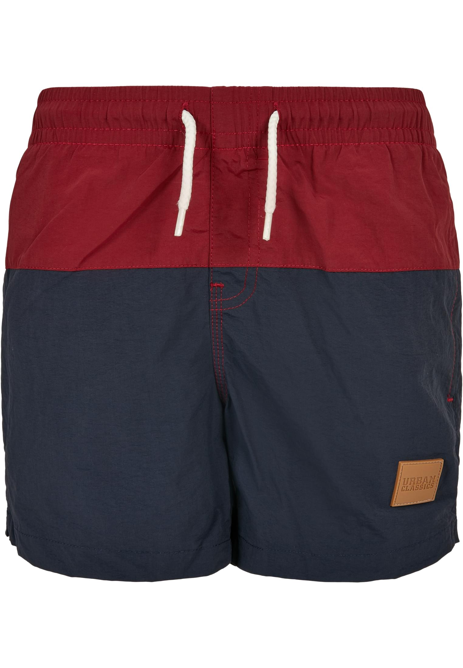 Boys&#039; Block Swim Shorts Dark/Burgundy