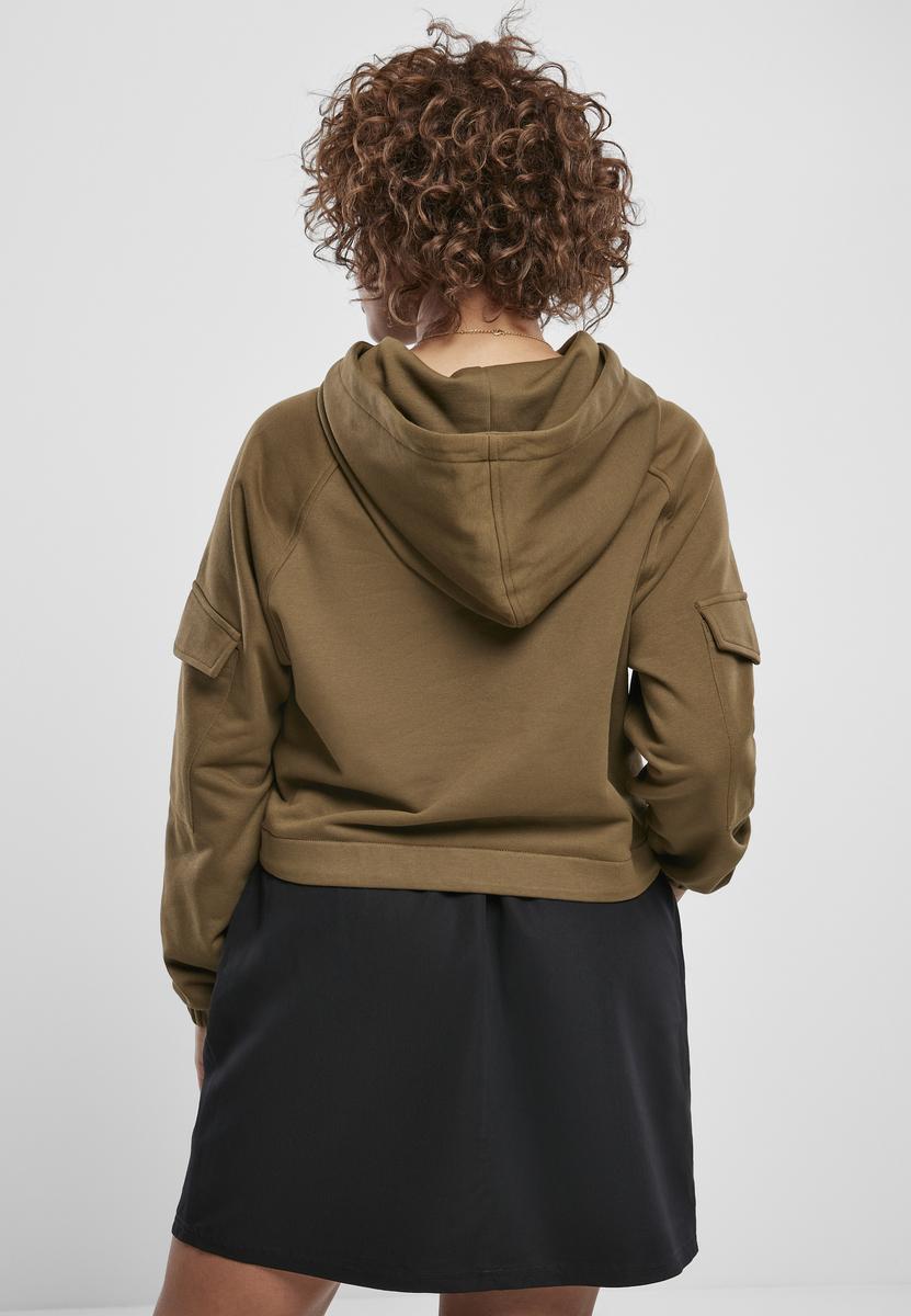 Doamnelor scurt lucrător Hoody Summerolive