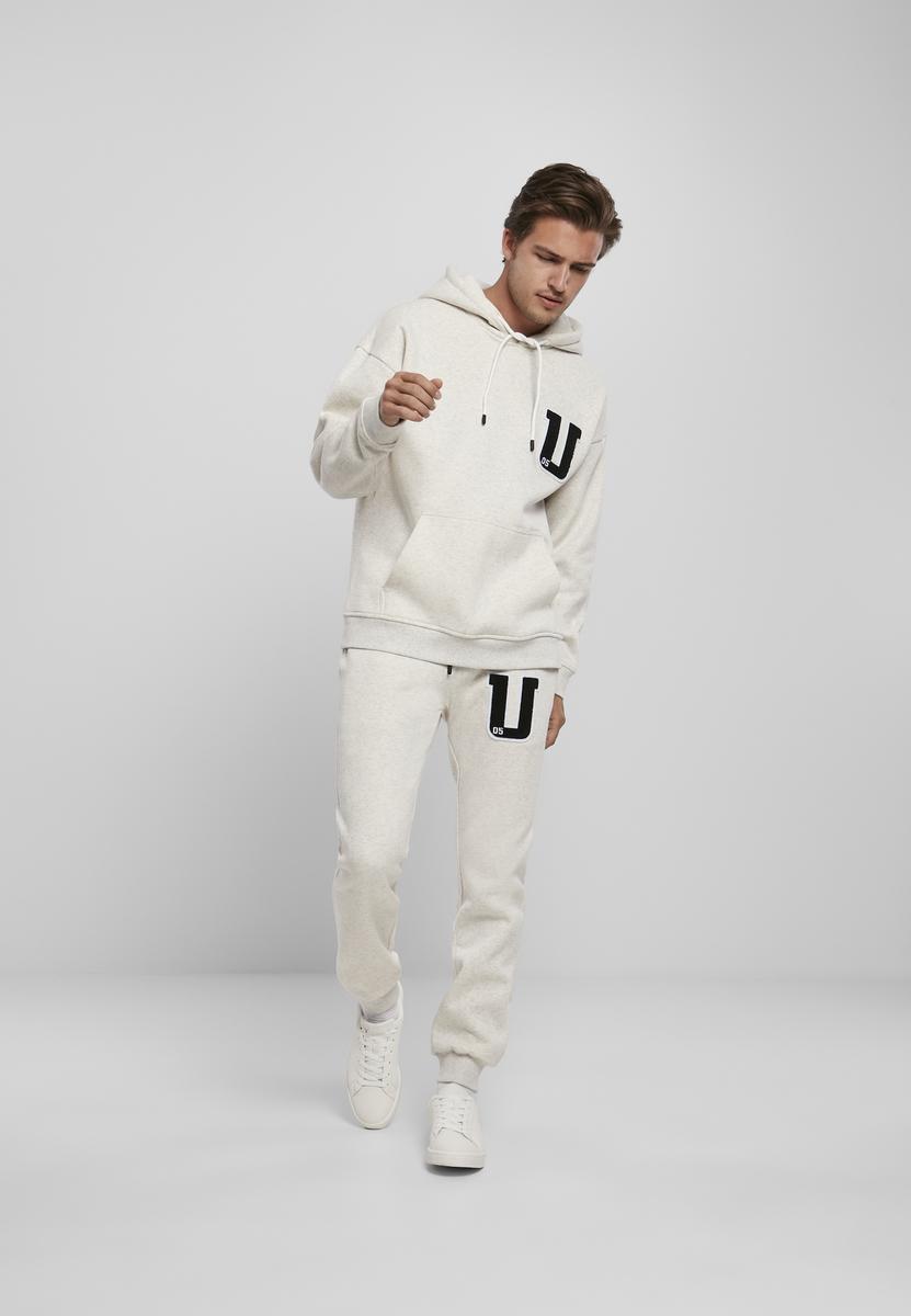 Frottee Patch Sweatpants Light Grey