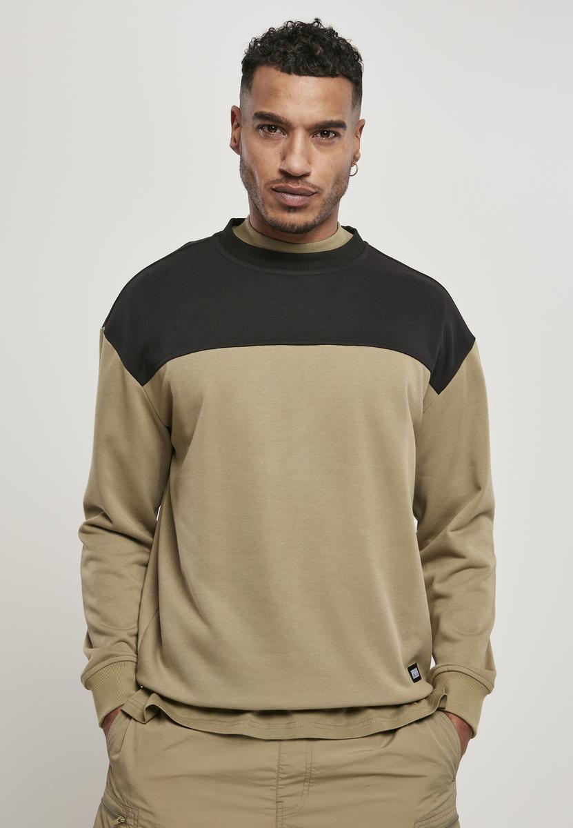 Upper Block Crewneck Kaki / negru