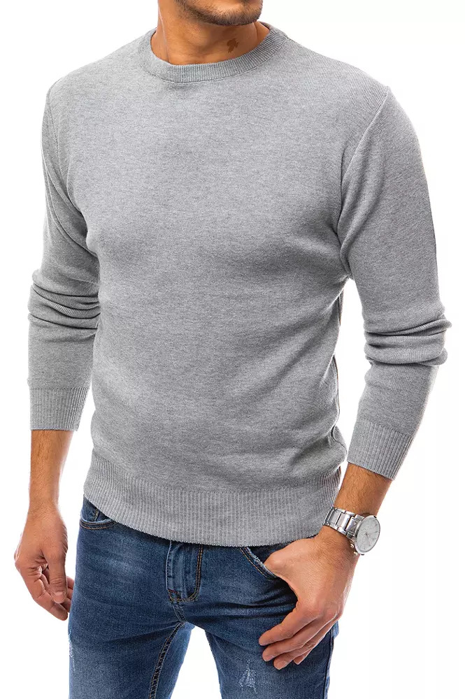 Men's light gray sweater Dstreet