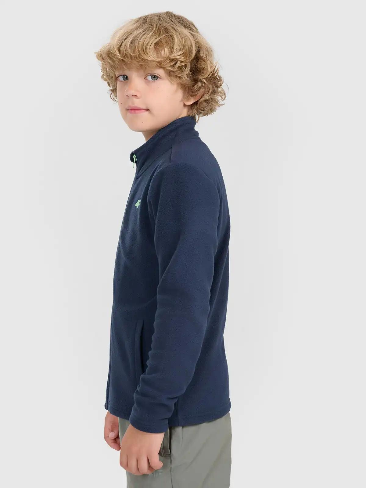 Boys&#039; fleece sweatshirt 4F