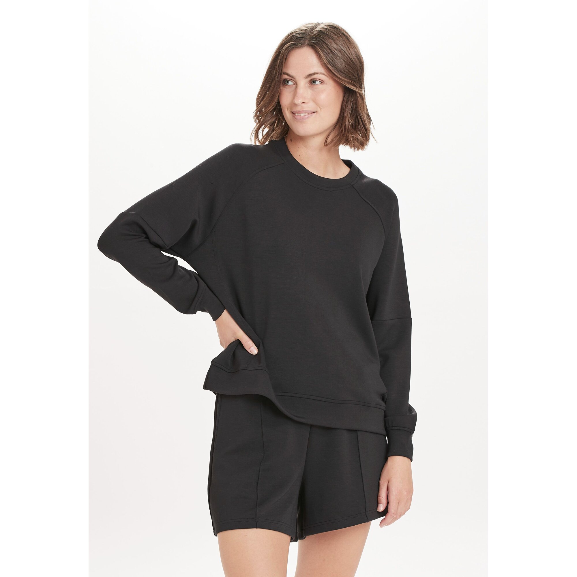 Women's elegant sweatshirt Athlecia Jacey