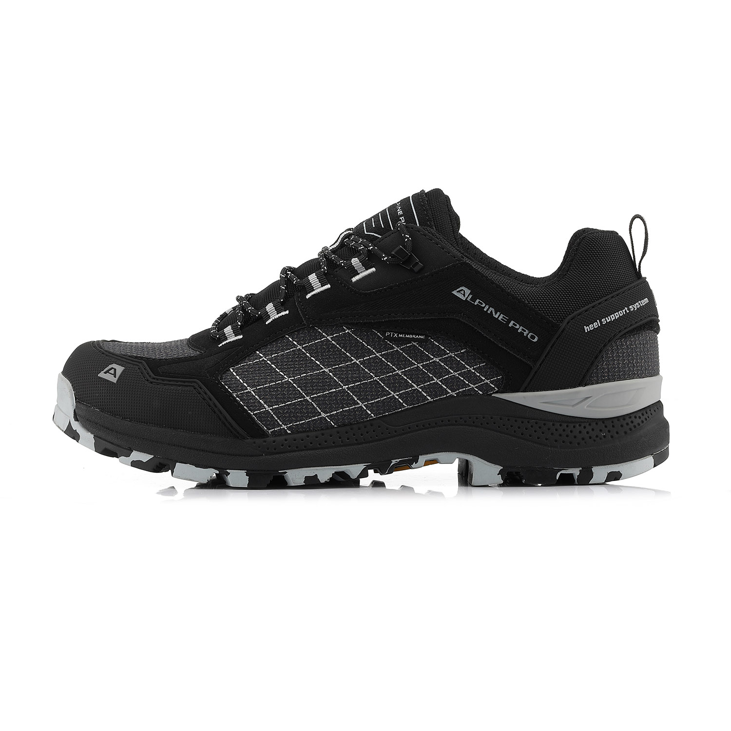 Outdoor shoes with ptx membrane ALPINE PRO LOPRE black