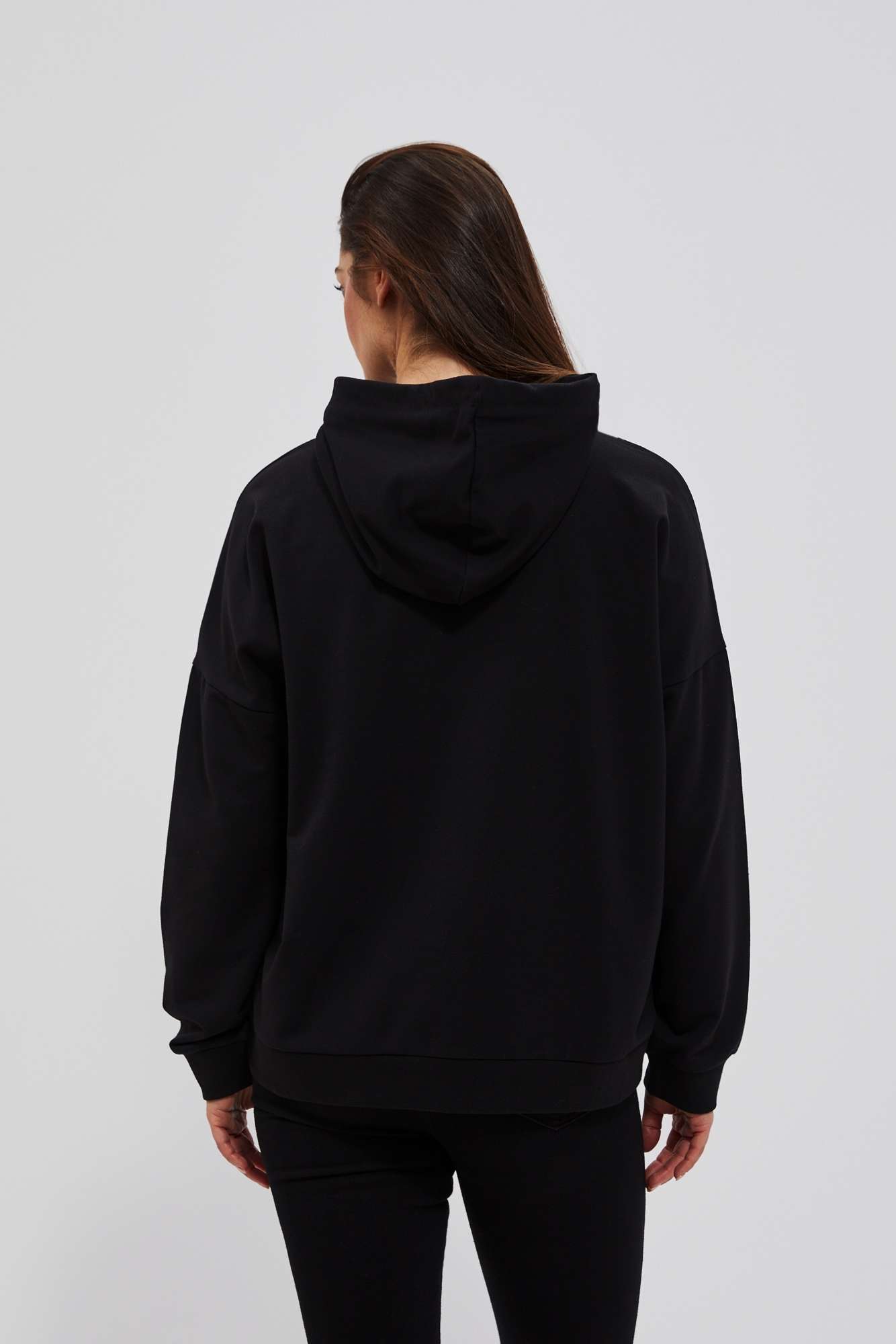 Marisse Women's Sweatshirt L-Bl-4008 Black