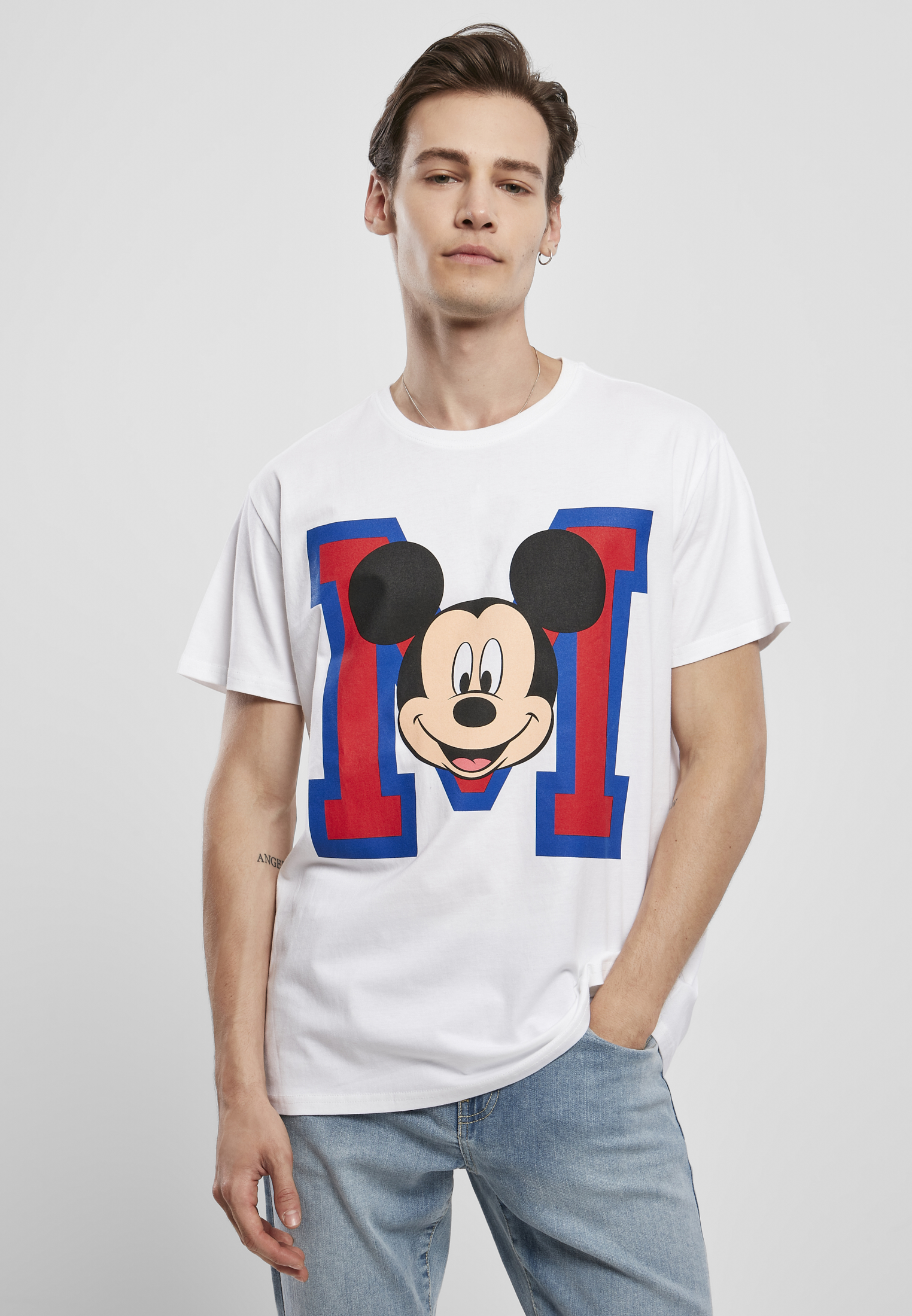 Levně Mickey Mouse M Face bílá