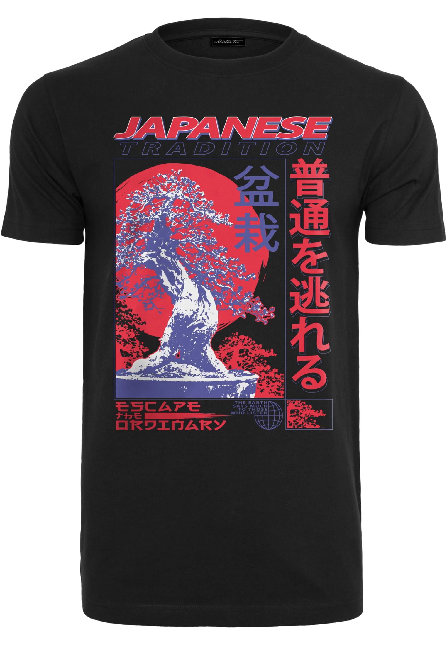 Levně Japonské tričko Tradition černé