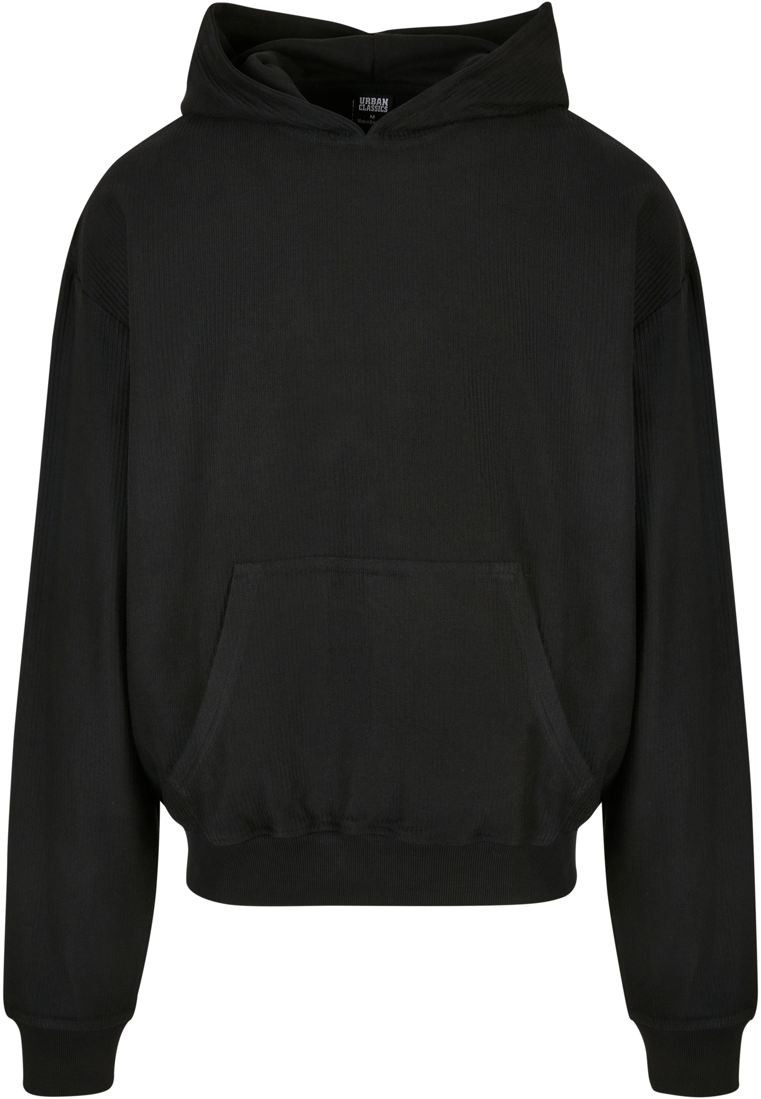 Rib Terry Boxes Hoody Black
