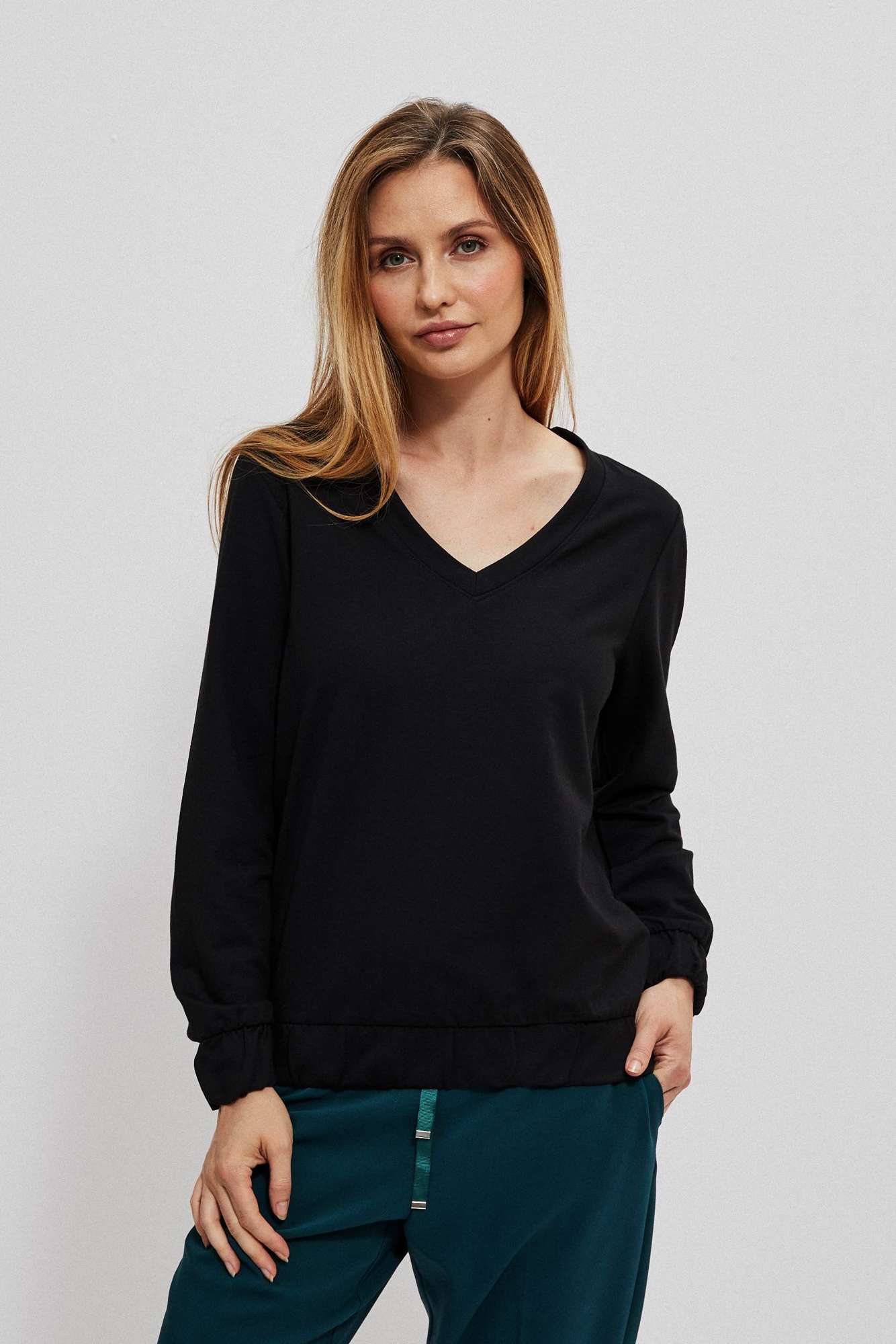 V-neck Sweatshirt