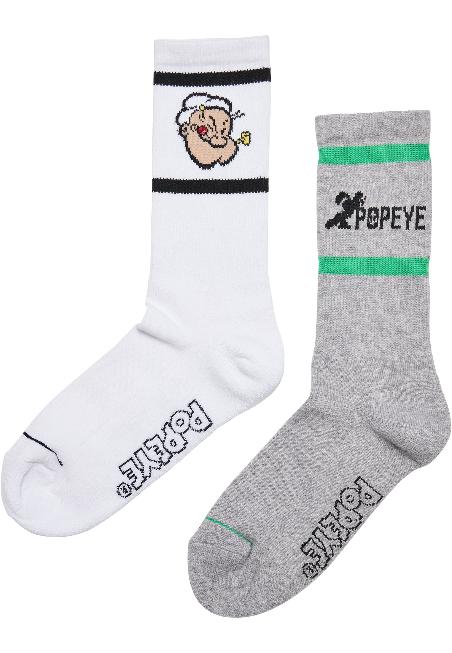Levně Popeye Socks 2-Pack heathergrey/white