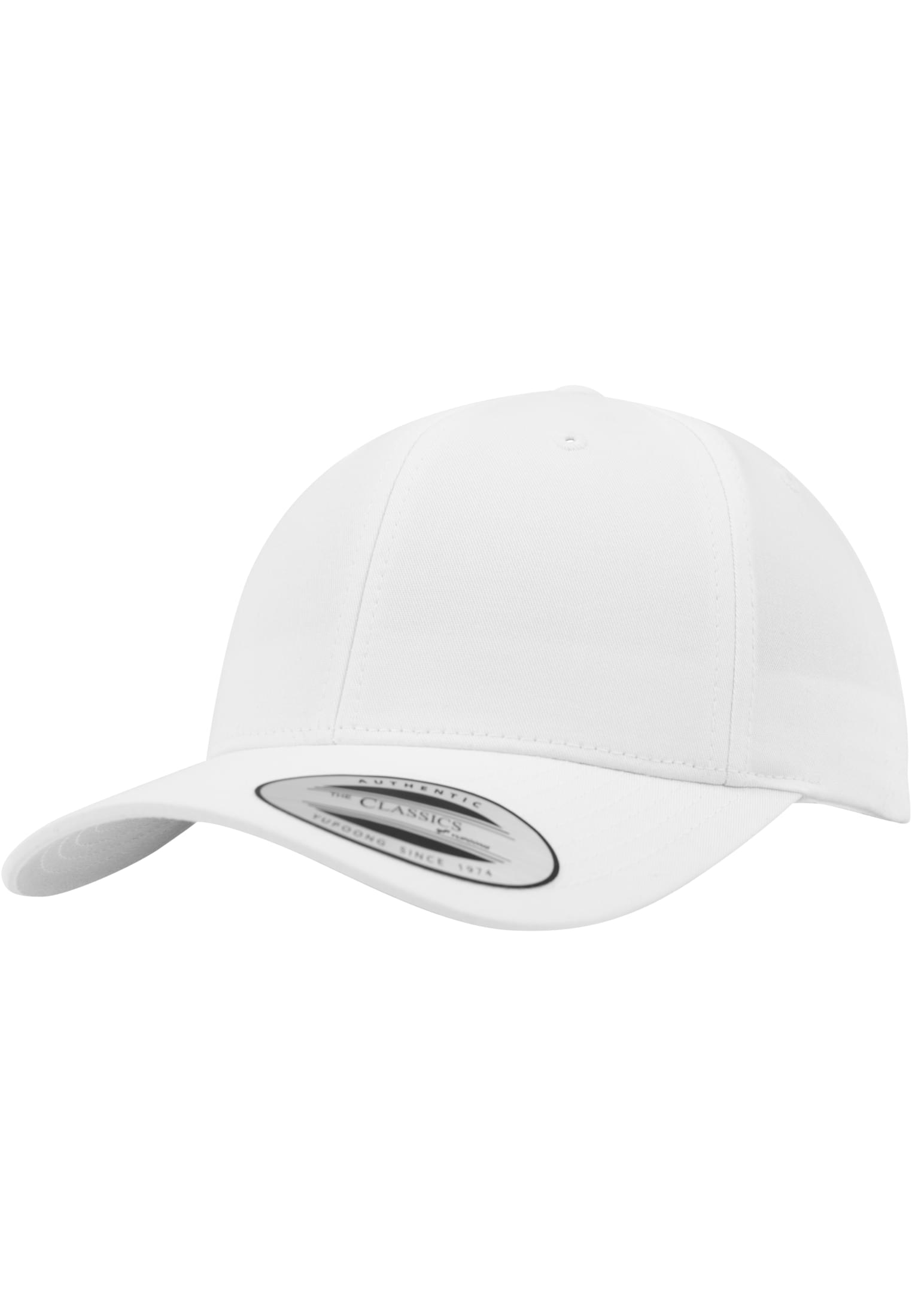 Curved Classic Snapback White