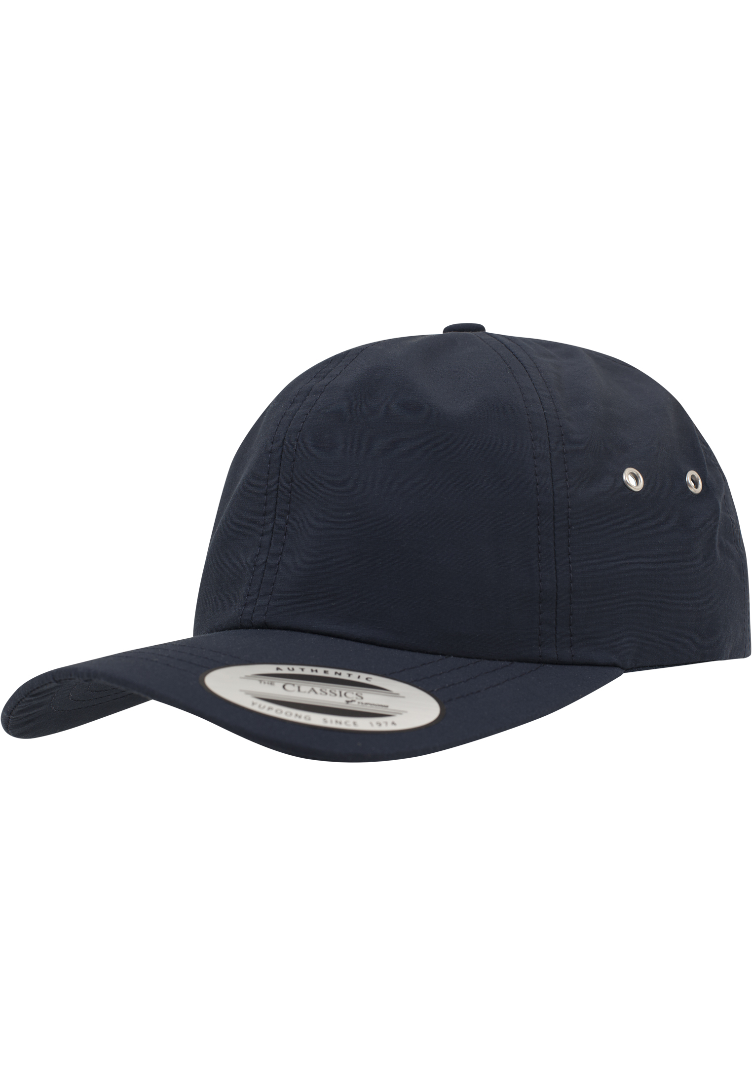 Low-profile water-repellent navy beanie