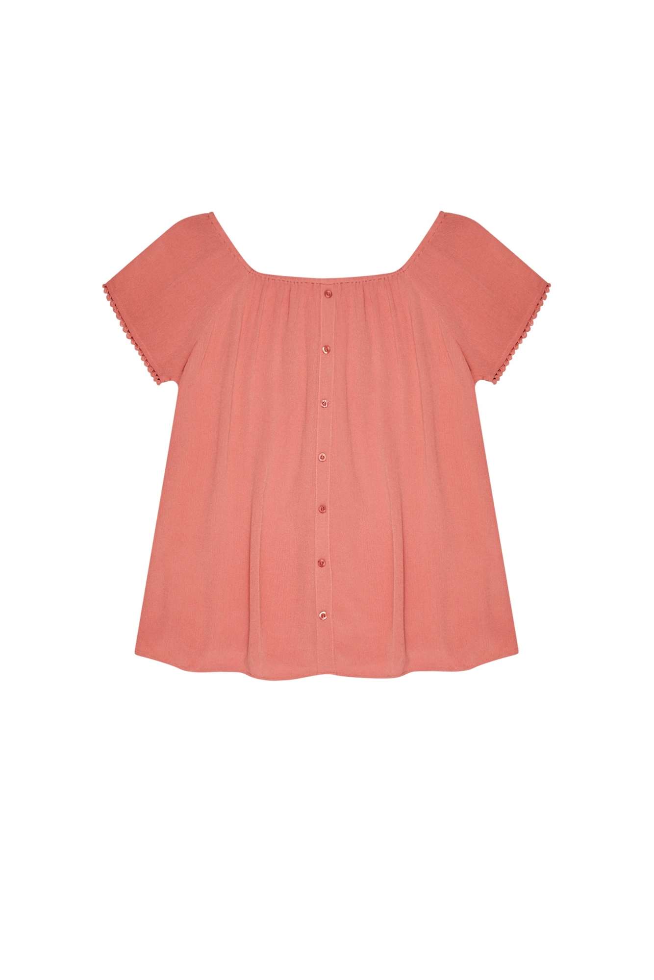 Smooth viscose blouse