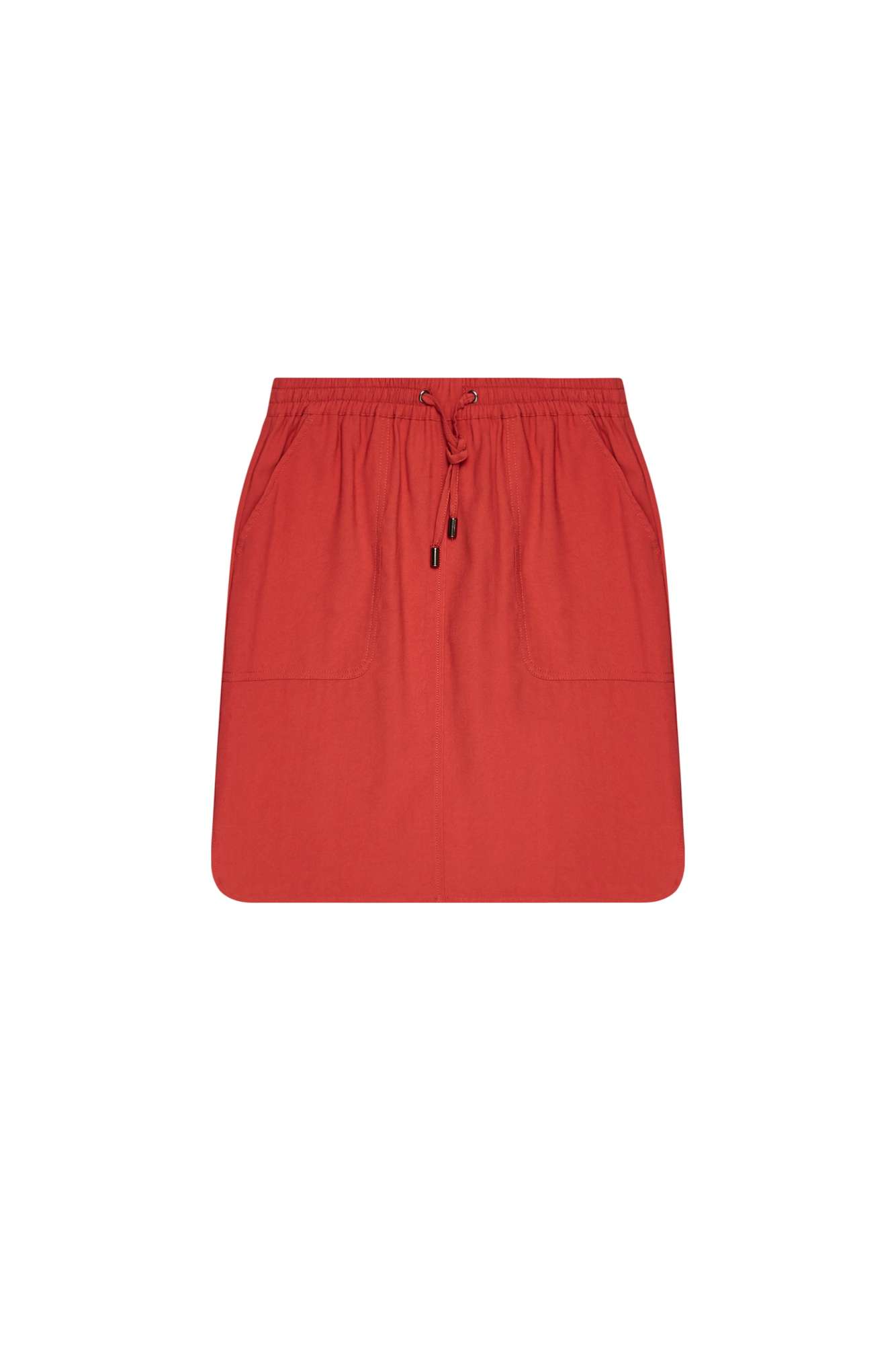 Viscose skirt with pockets