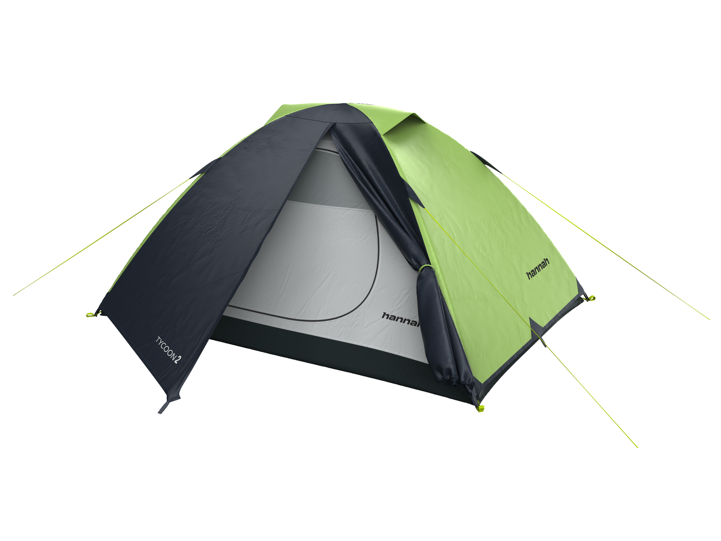 Hannah TYCOON 2 spring green/cloudy gray II tent