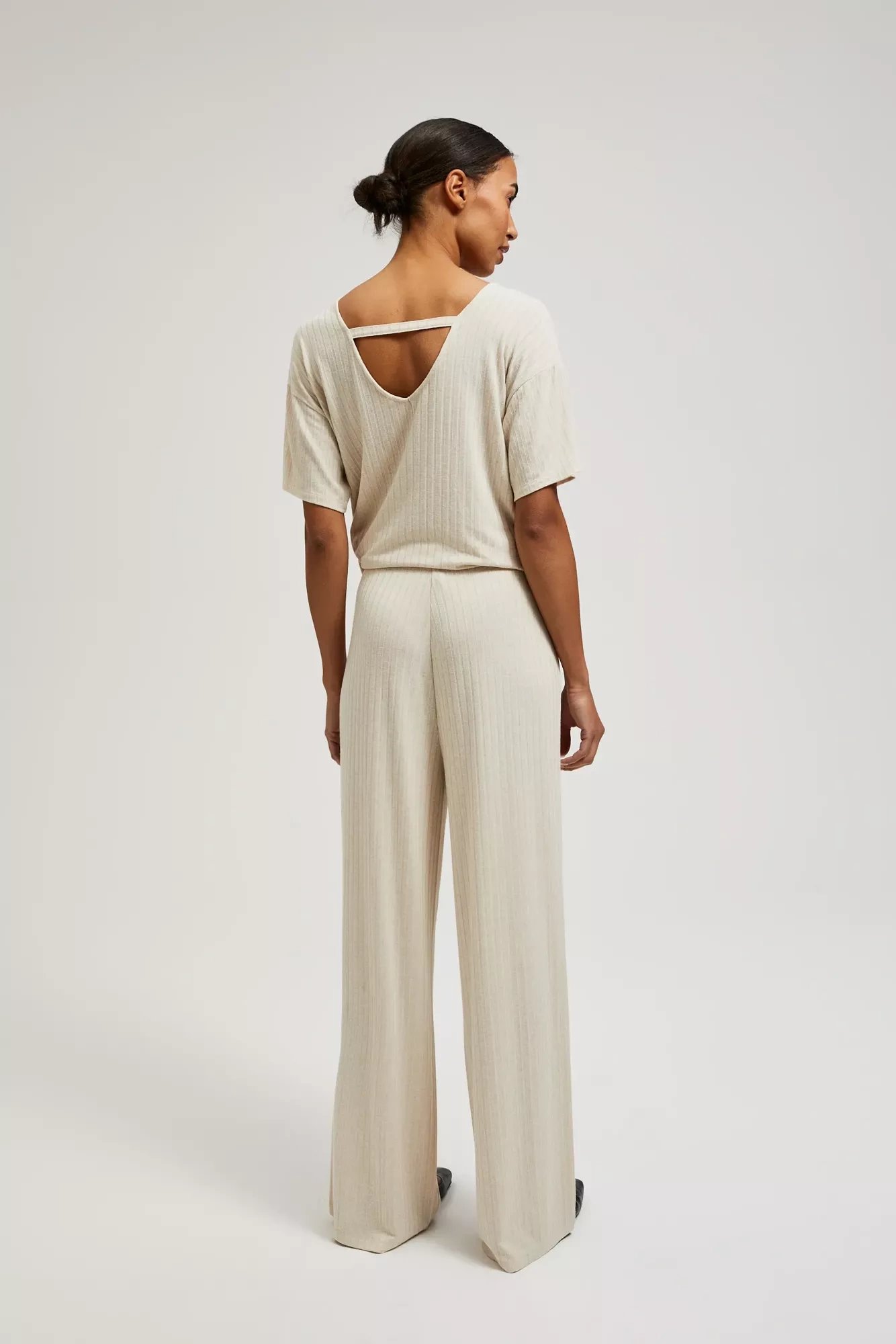 Women's trousers MOODO - beige