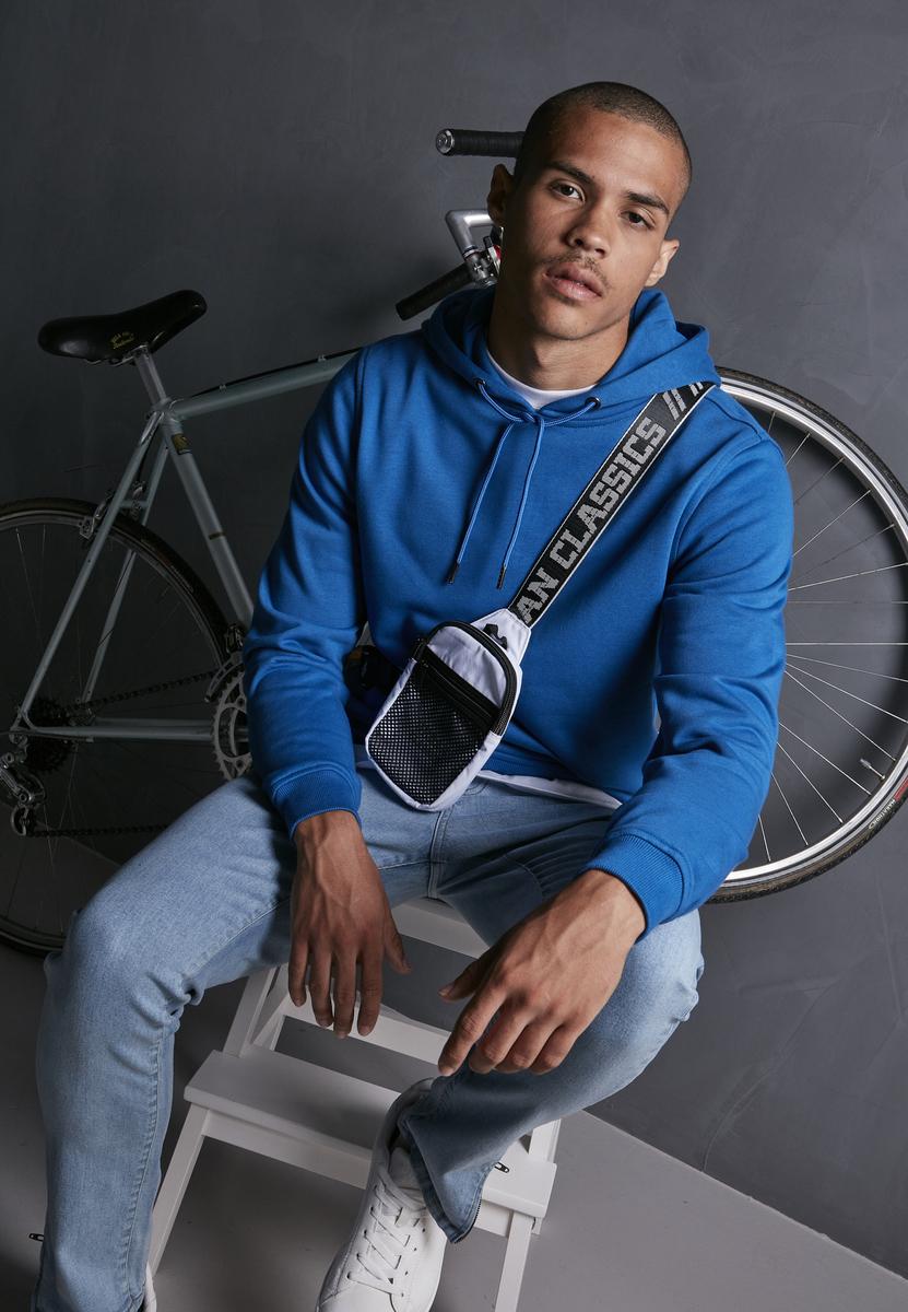 Basic Terry Hoody Sports Blue