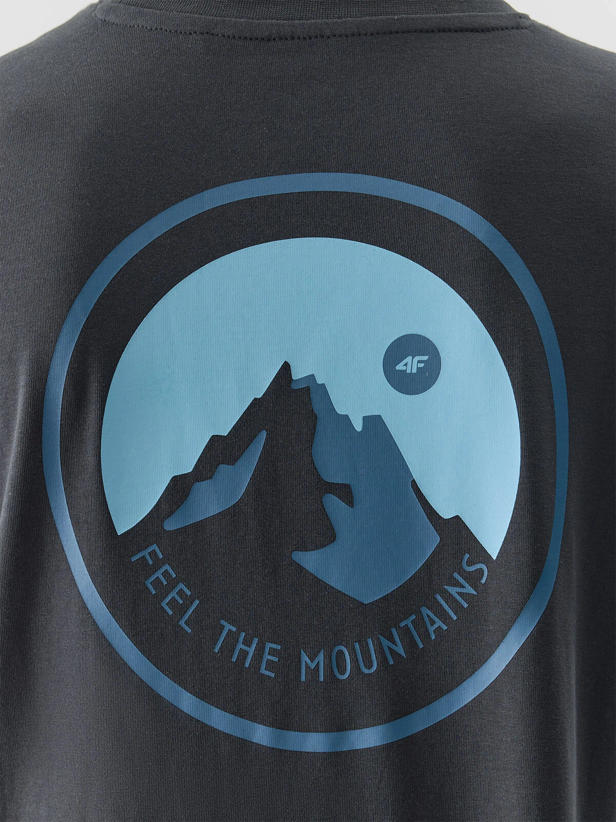 Boys' Long Sleeve T-Shirt 4F - Graphite