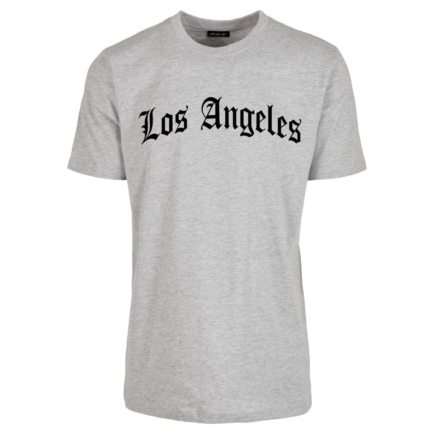 Los Angeles Wording Tee Heather Grey