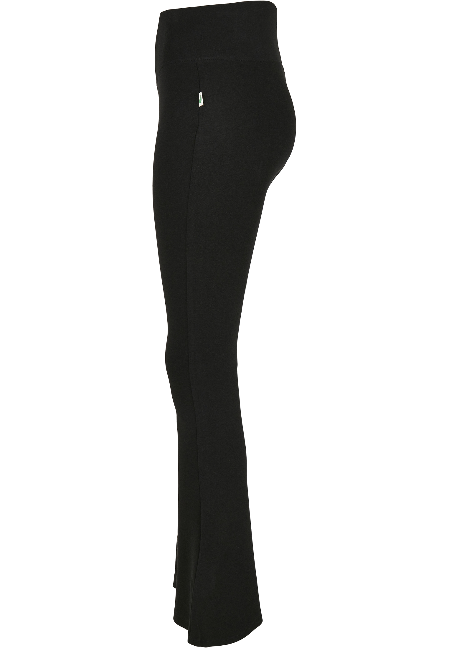 Women's Organic Interlock Bootcut Leggings - Black