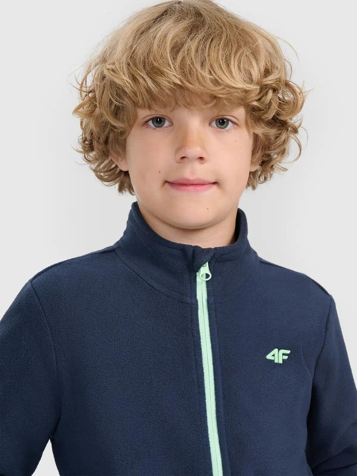 Boys&#039; fleece sweatshirt 4F