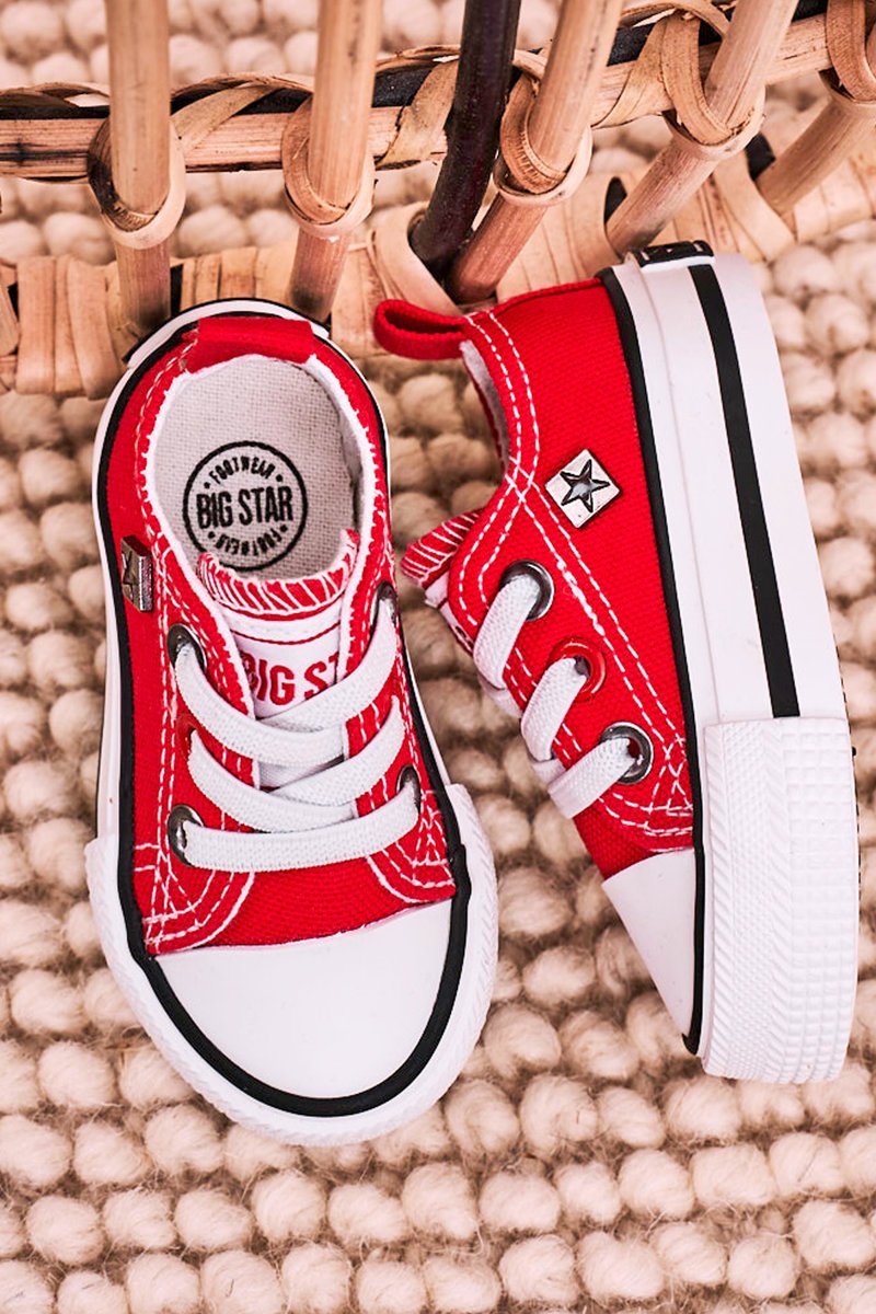 Kids classic sneakers Big Star - red